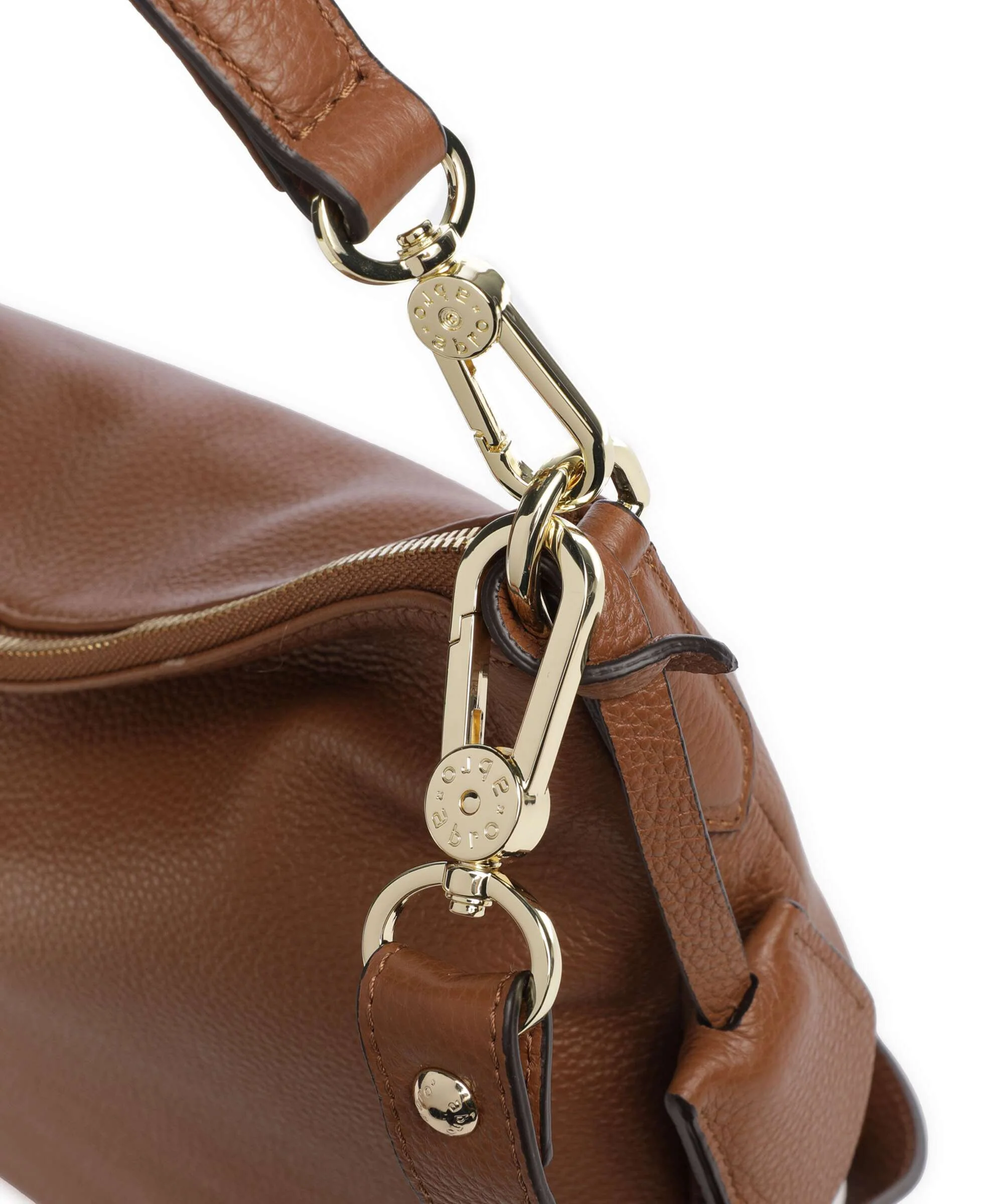 Abro Adria Juna Small Hobo tas caramel/cognac - Image 4