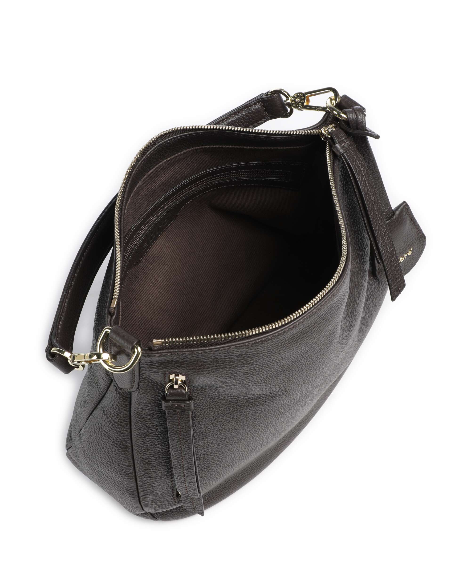 Abro Adria Juna Small Hobo tas dark brown - Image 6