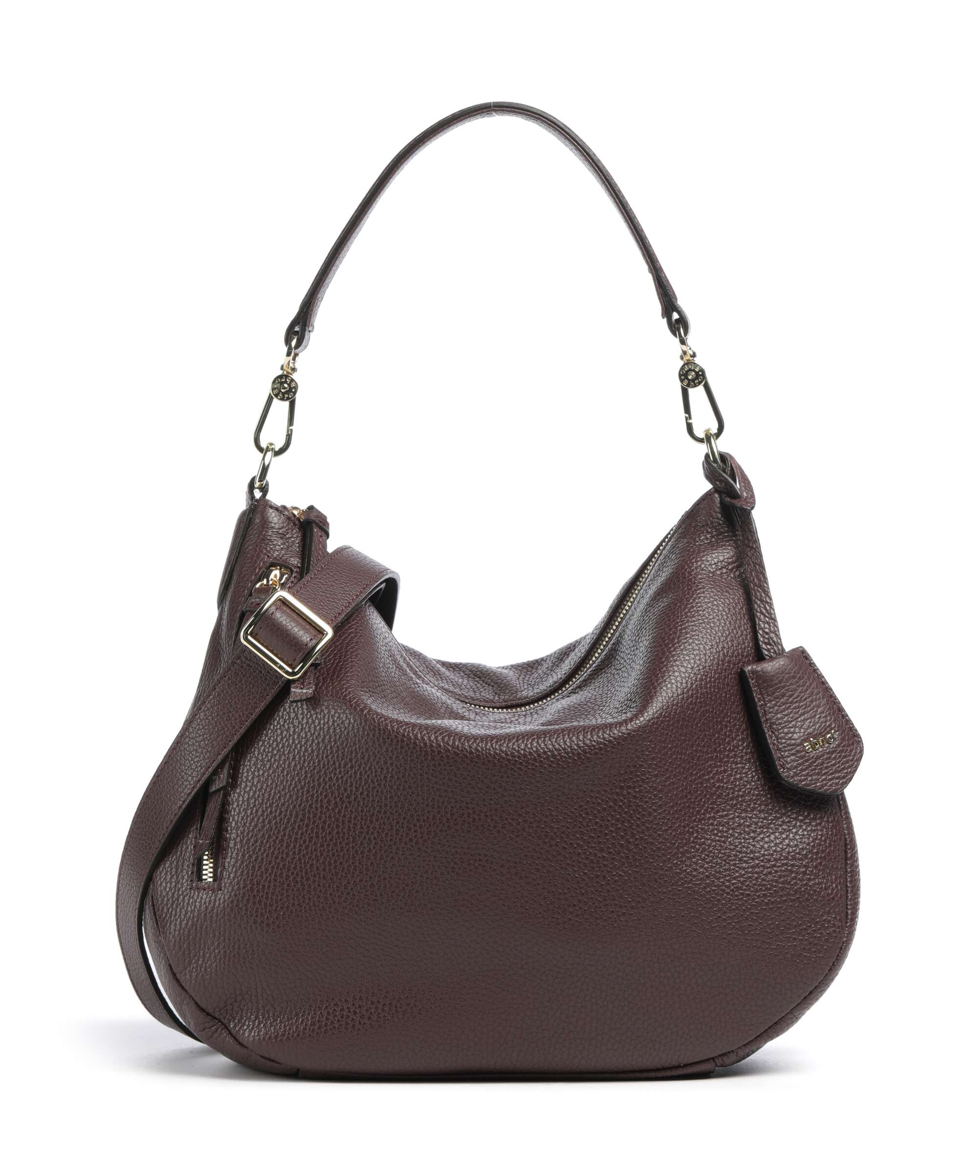 Abro Adria Juna Small Hobo tas burgundy