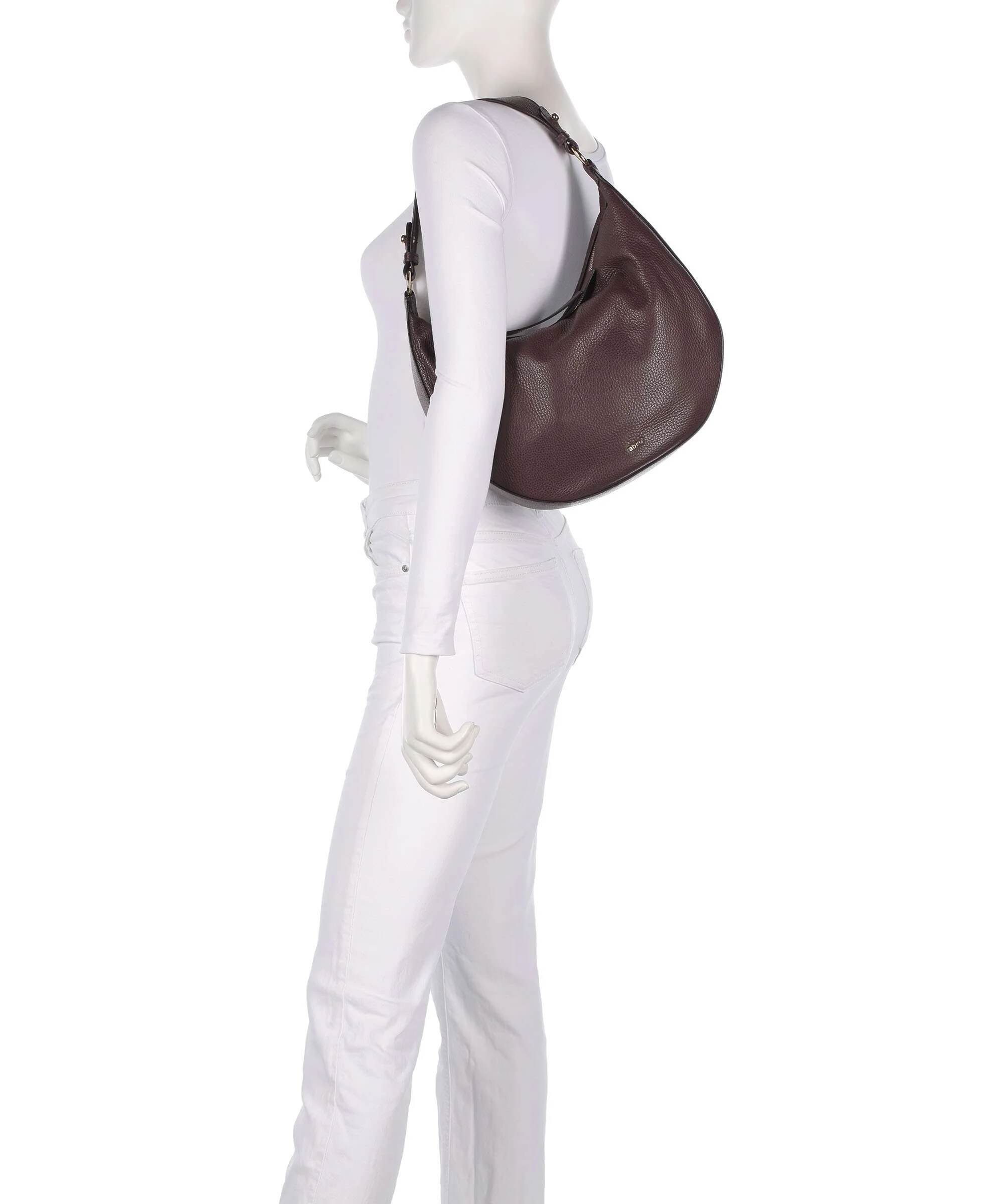 Abro Adria Lulu Small Hobo tas burgundy - Image 3
