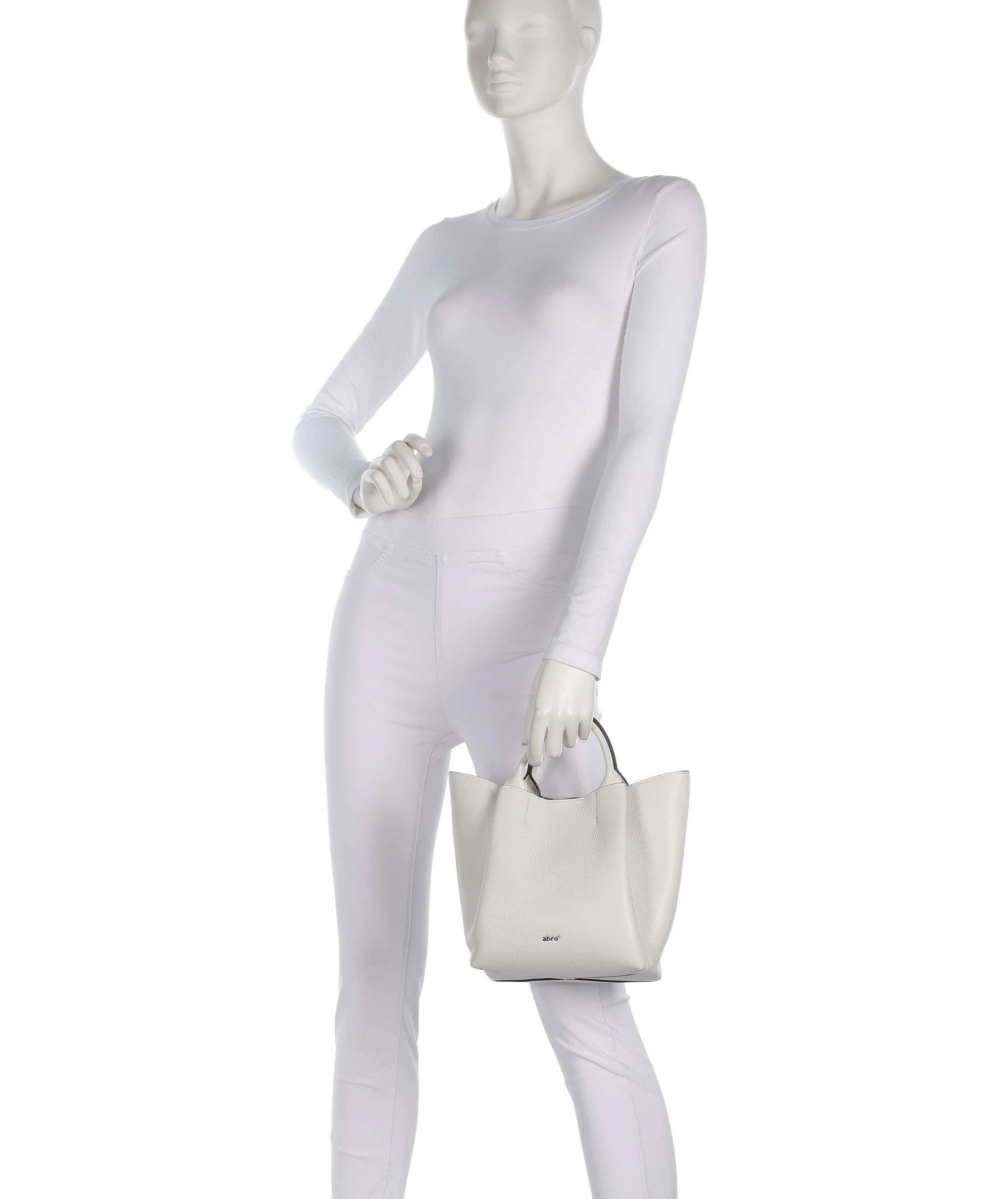 Abro Agave Essential Small Handtas ivory - Image 3