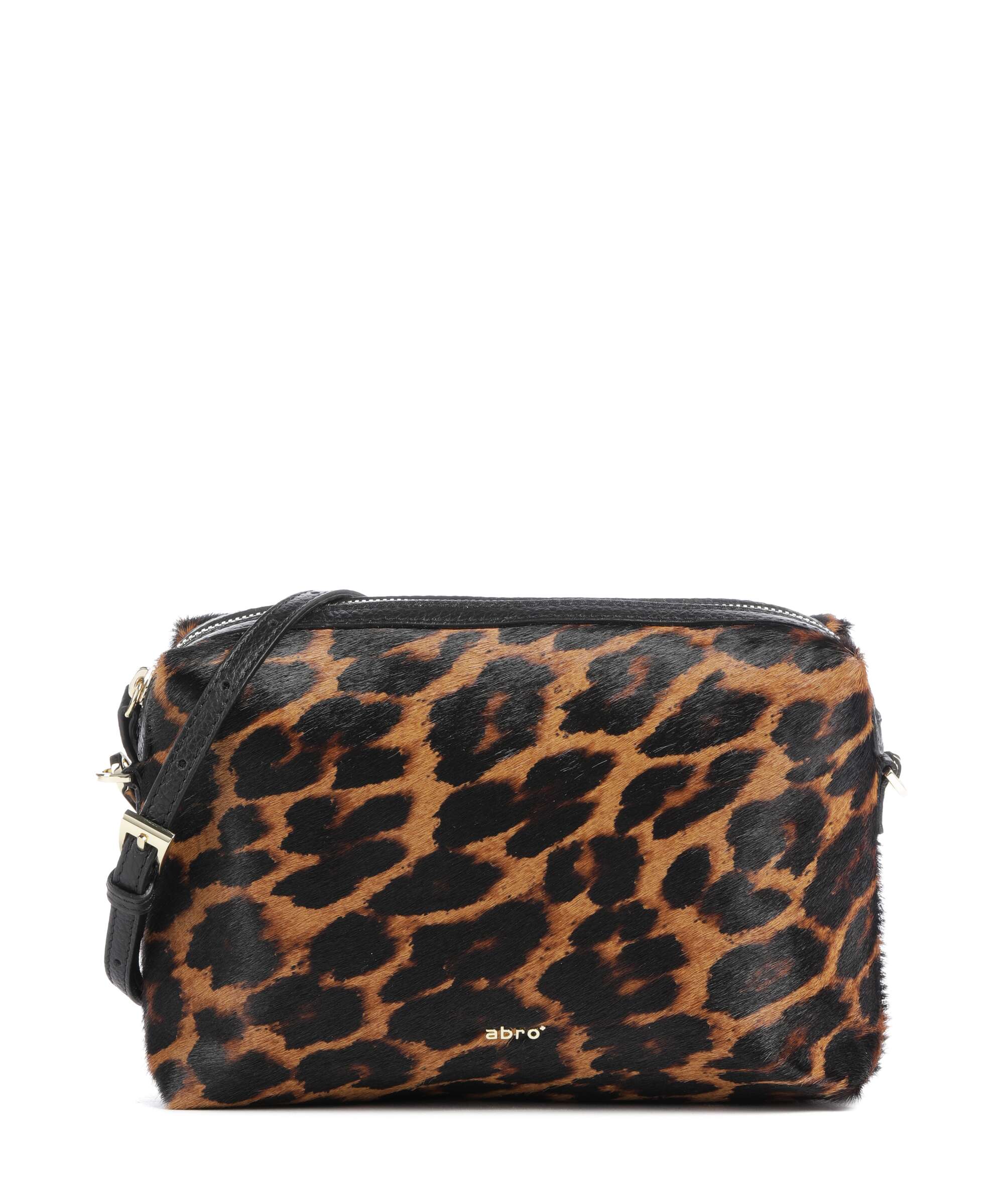 Abro Animal Printed Kaia Crossbody tas leo