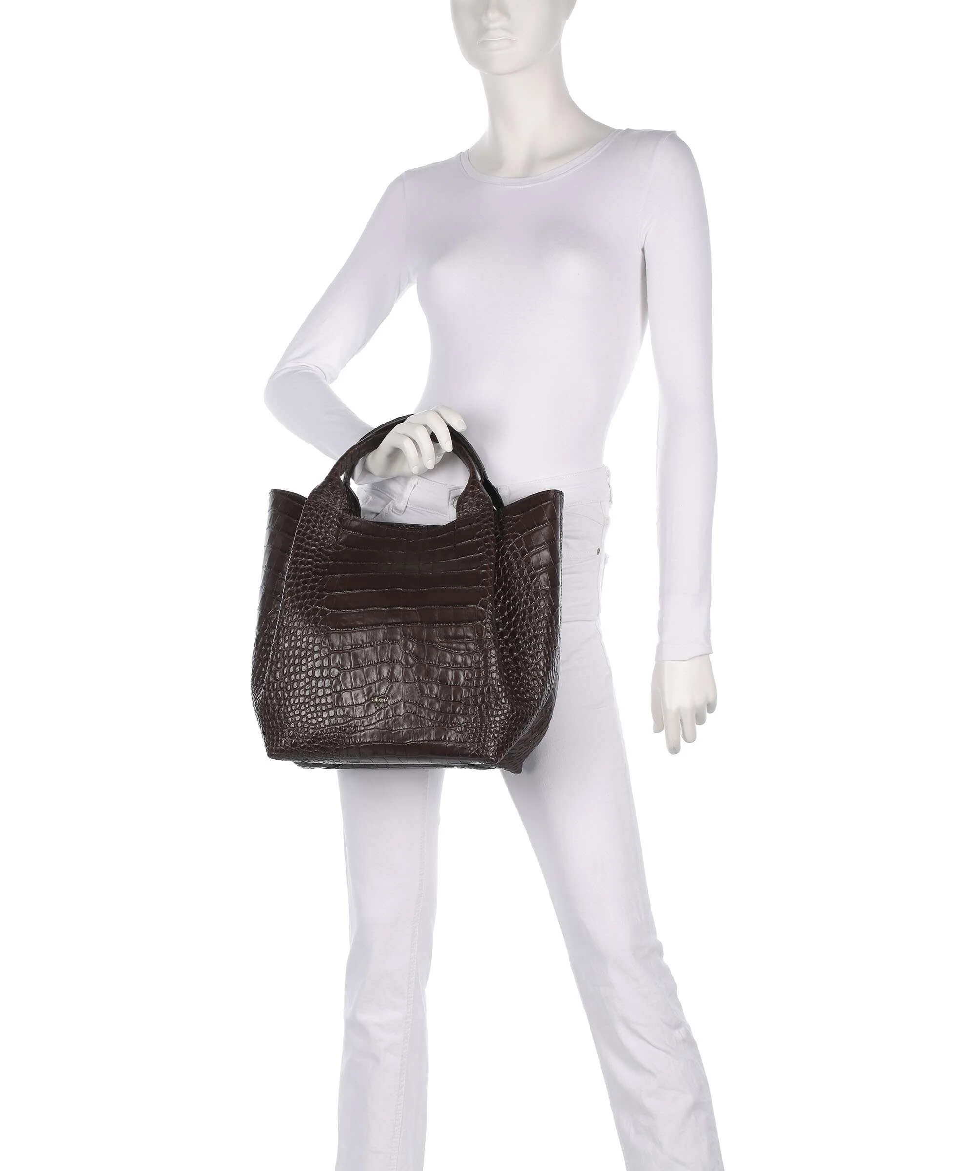 Abro Cocco Mondial Essential Medium Handtas dark brown - Image 3