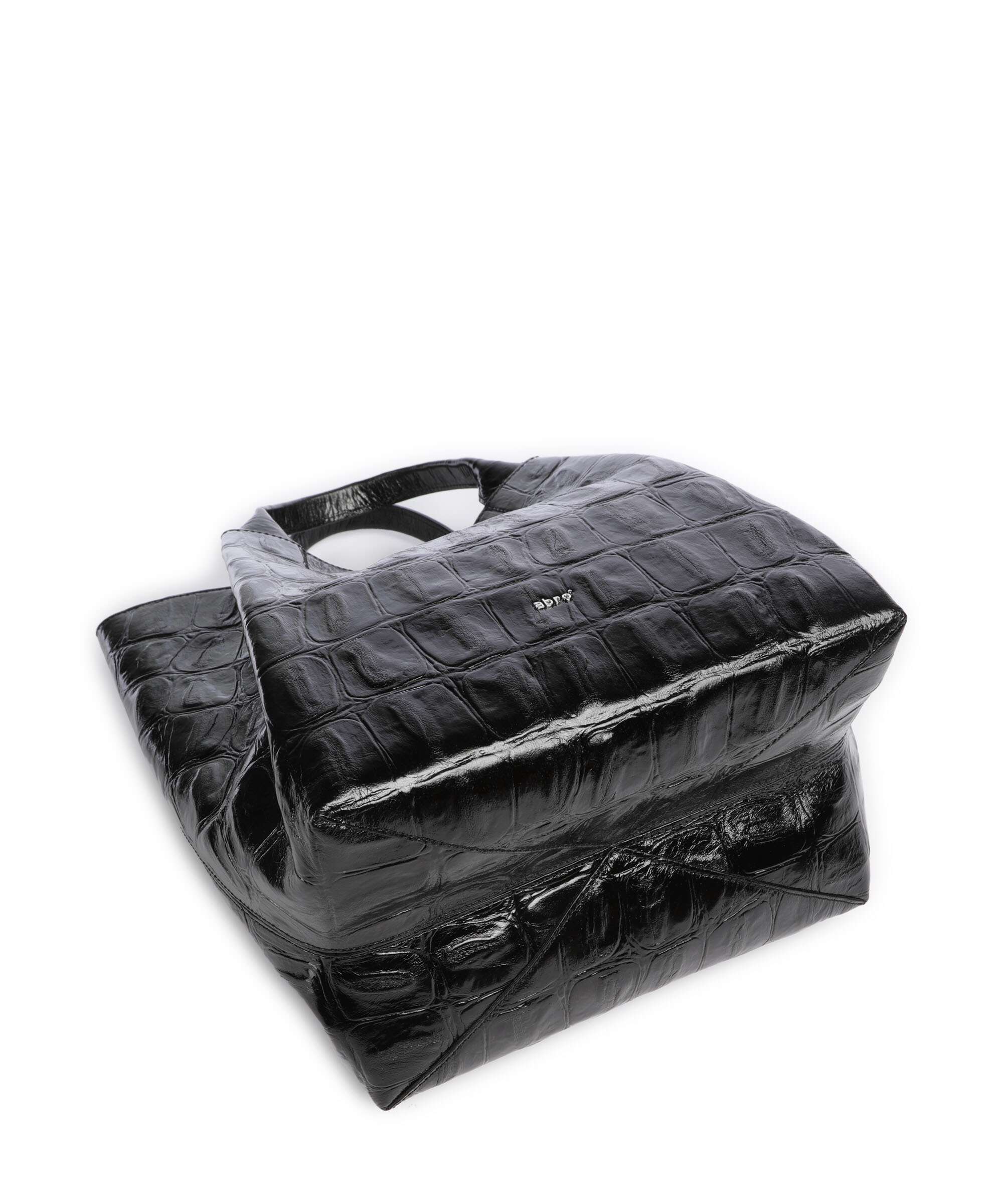 Abro Maxi Cocco Essential Medium Handtas black/nickel - Image 5