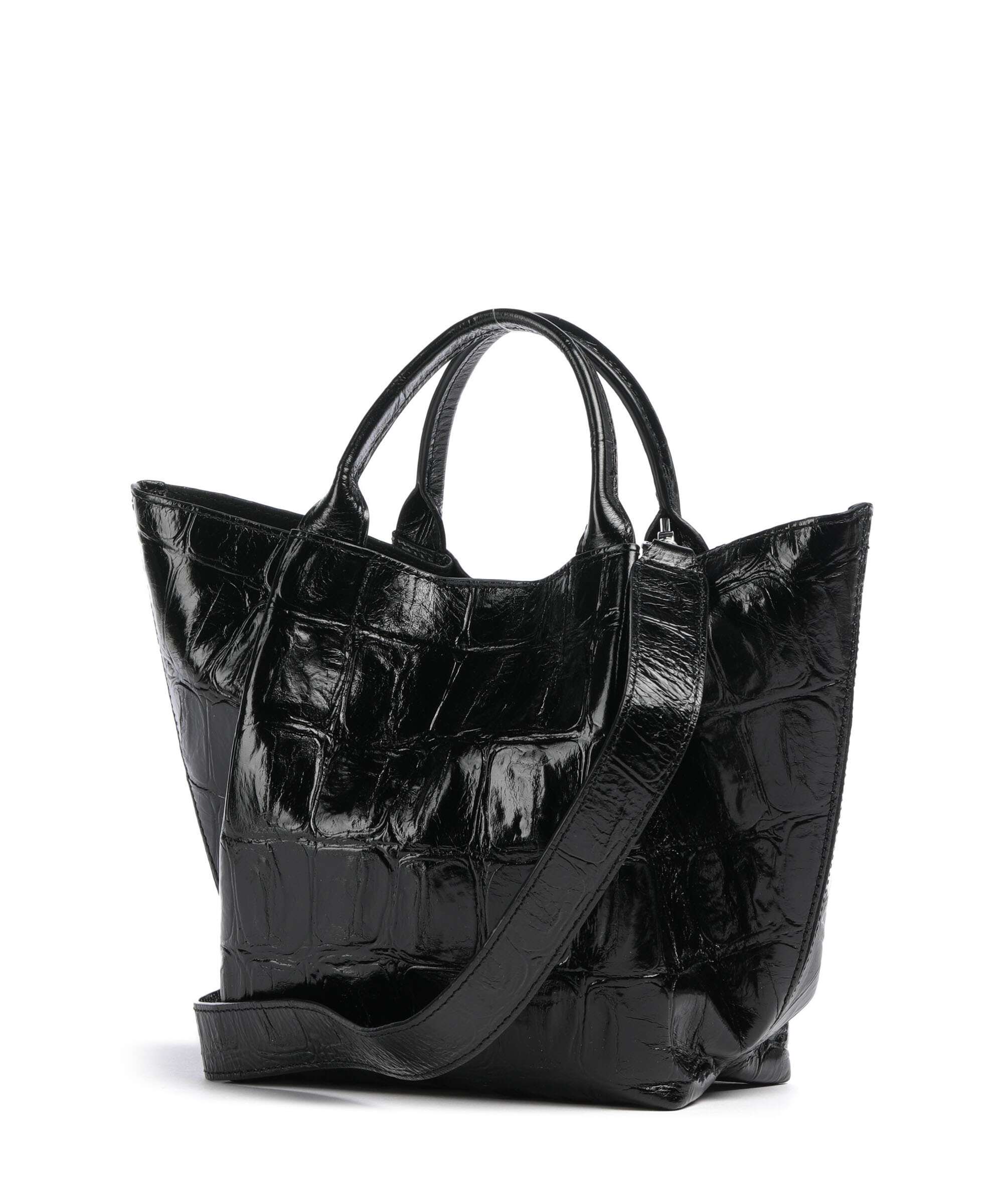 Abro Maxi Cocco Essential Small Handtas black/nickel - Image 2