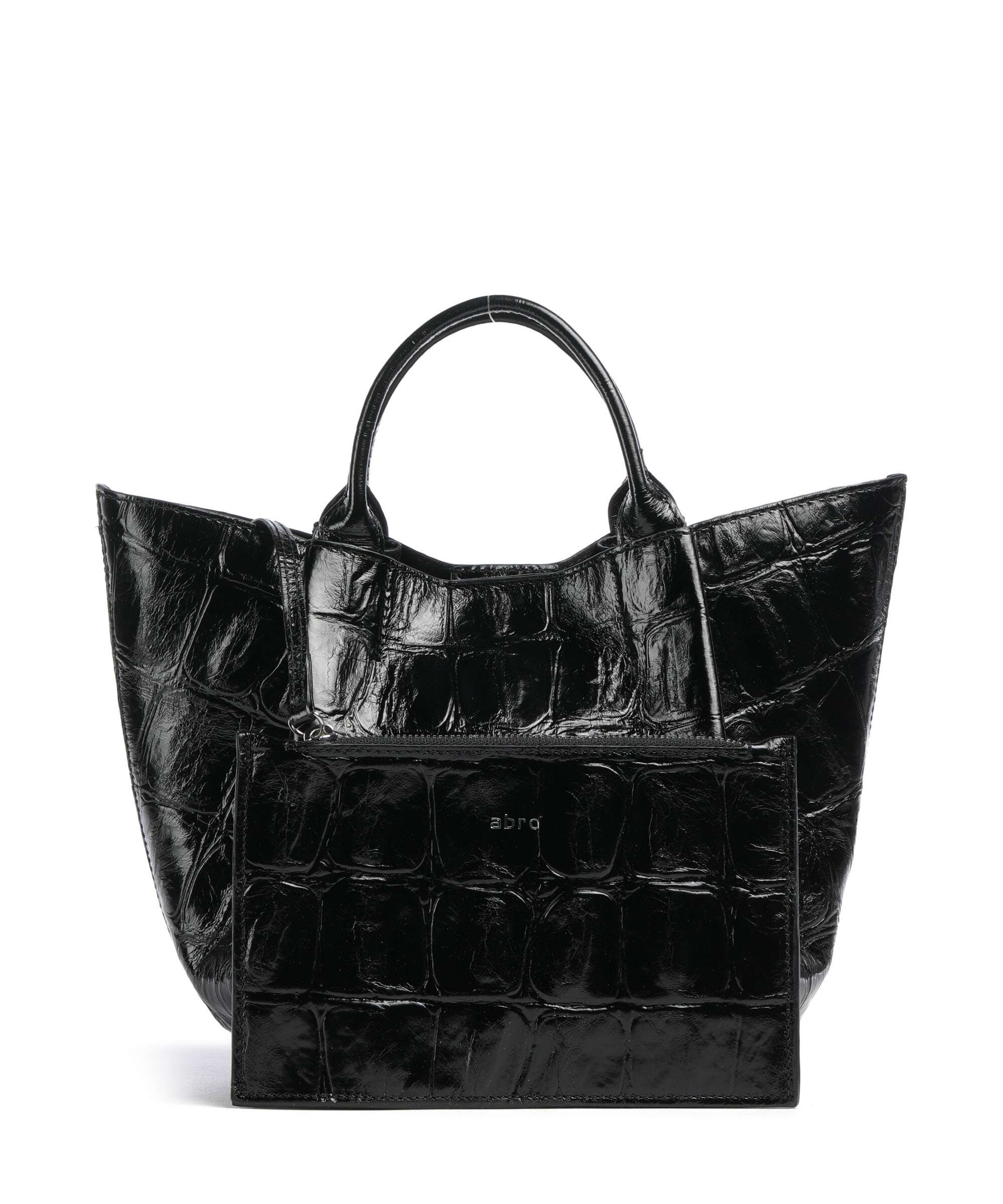Abro Maxi Cocco Essential Small Handtas black/nickel - Image 4