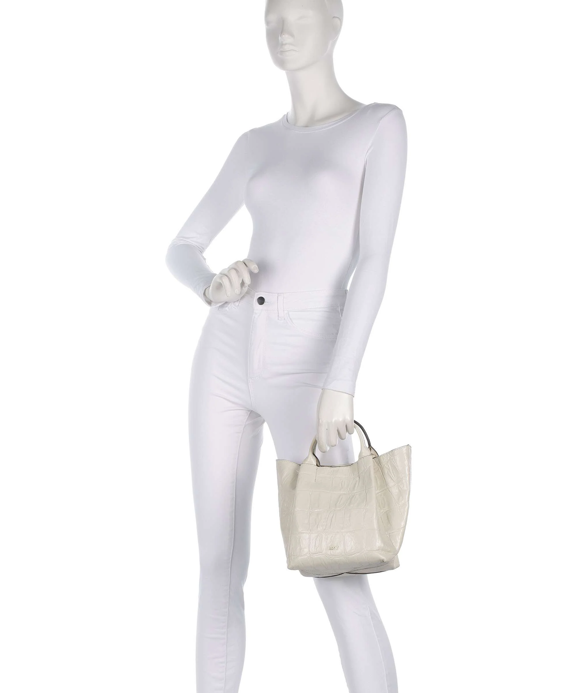 Abro Maxi Cocco Essential Small Handtas milk - Image 3