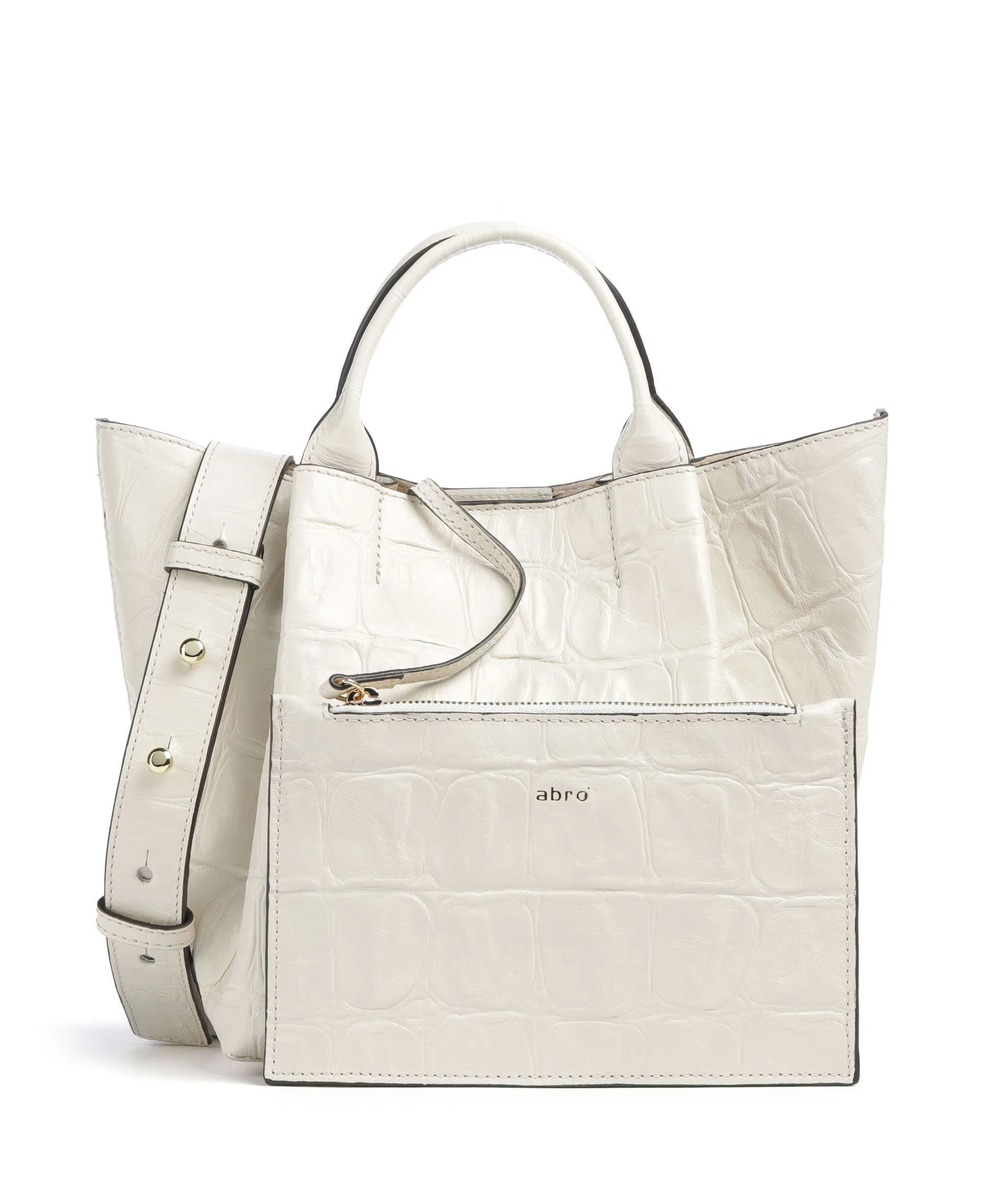 Abro Maxi Cocco Essential Small Handtas milk - Image 4
