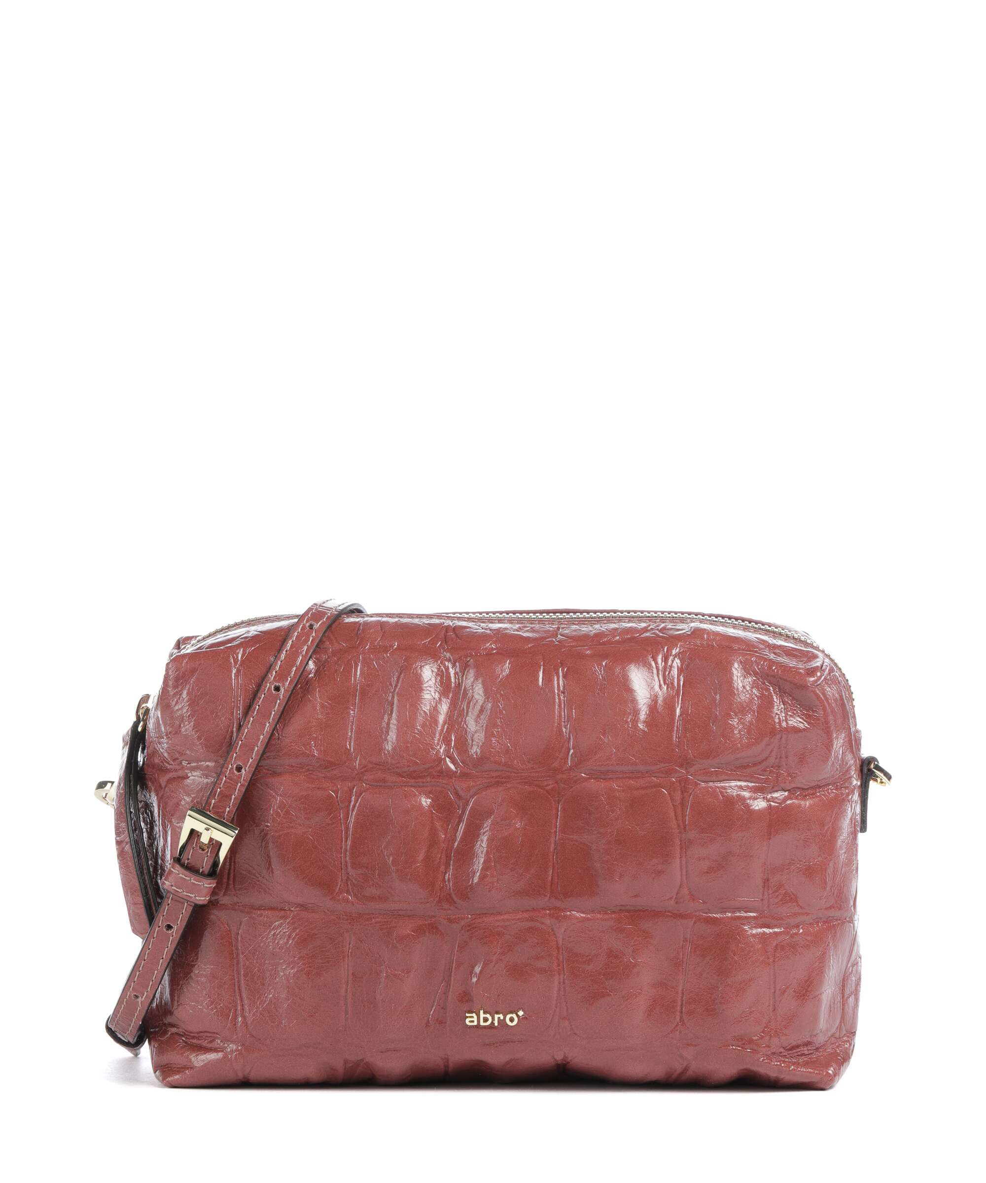 Abro Maxxi Cocco Kaia Crossbody tas rosewood