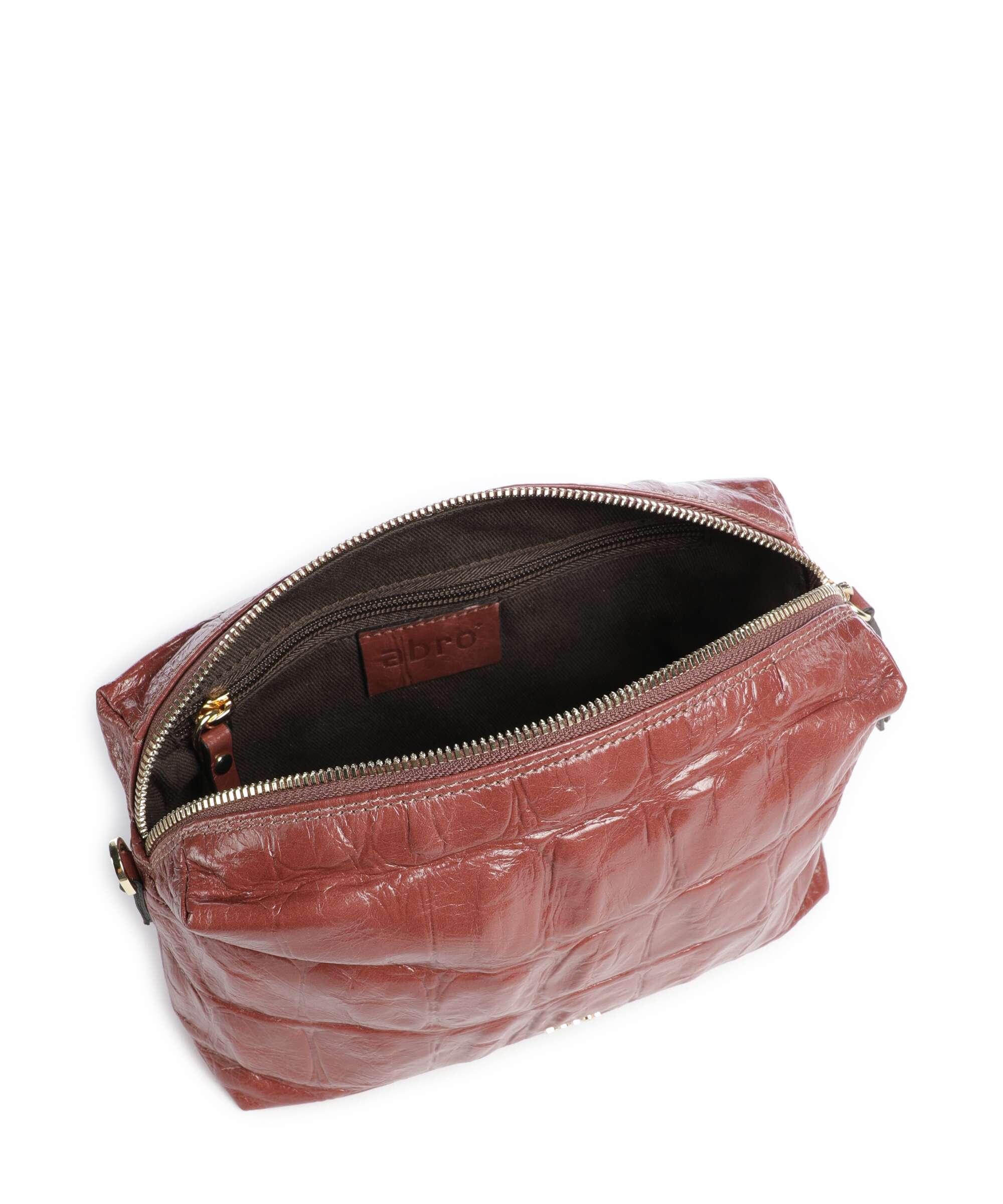 Abro Maxxi Cocco Kaia Crossbody tas rosewood - Image 5
