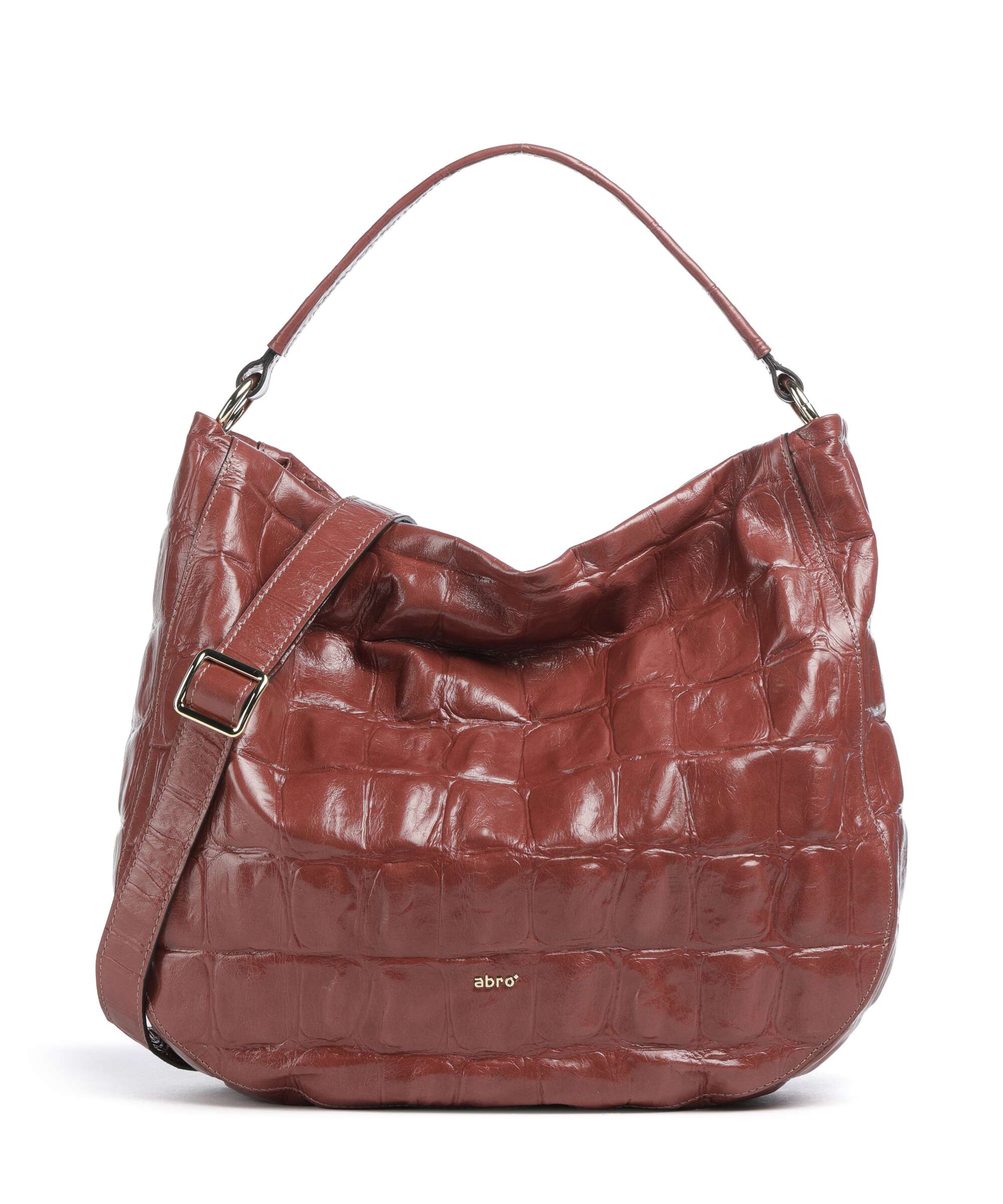 Abro Maxxi Cocco Mia Hobo tas rosewood