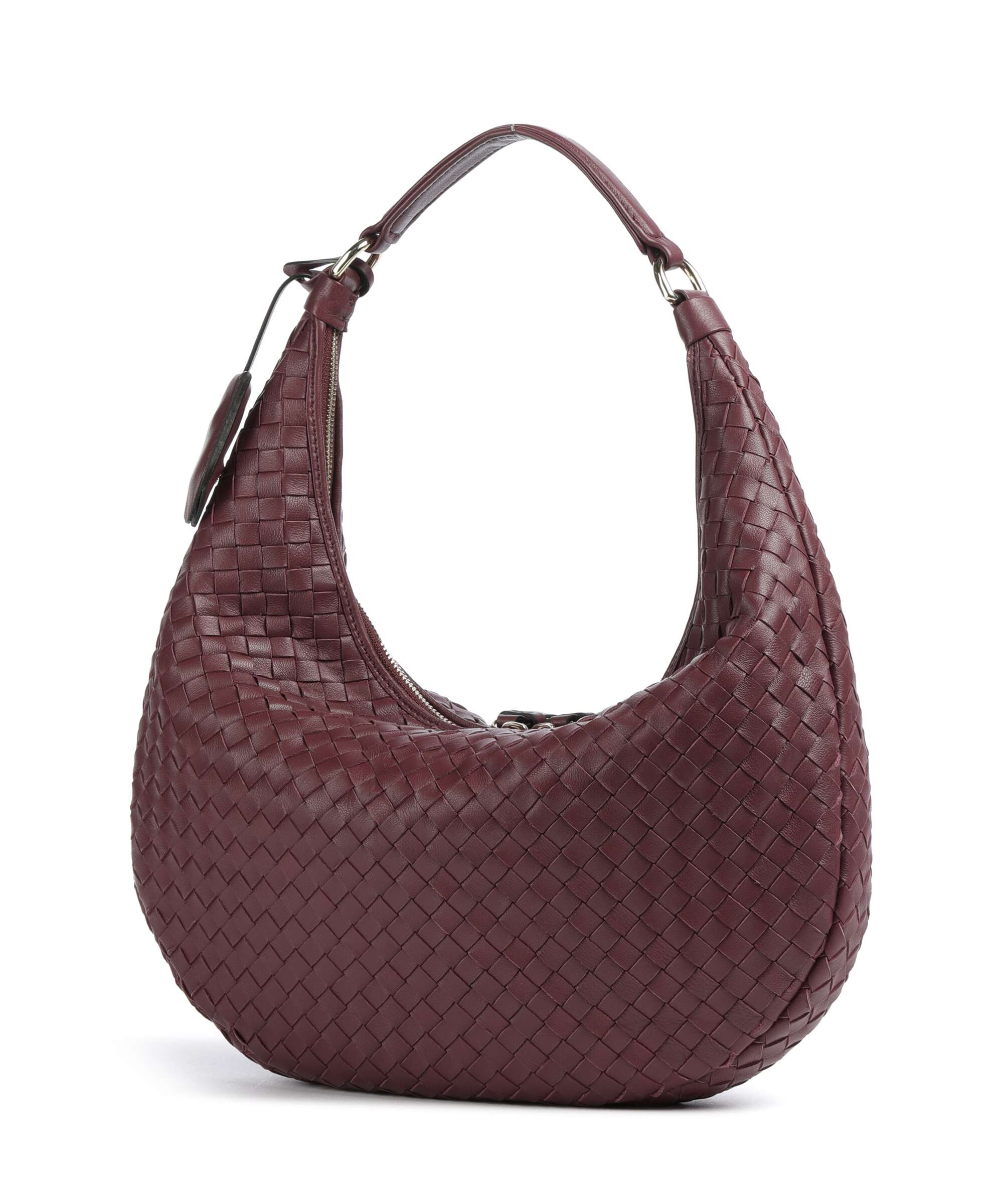Abro Piuma Nana Small Hobo tas bordeaux - Image 2