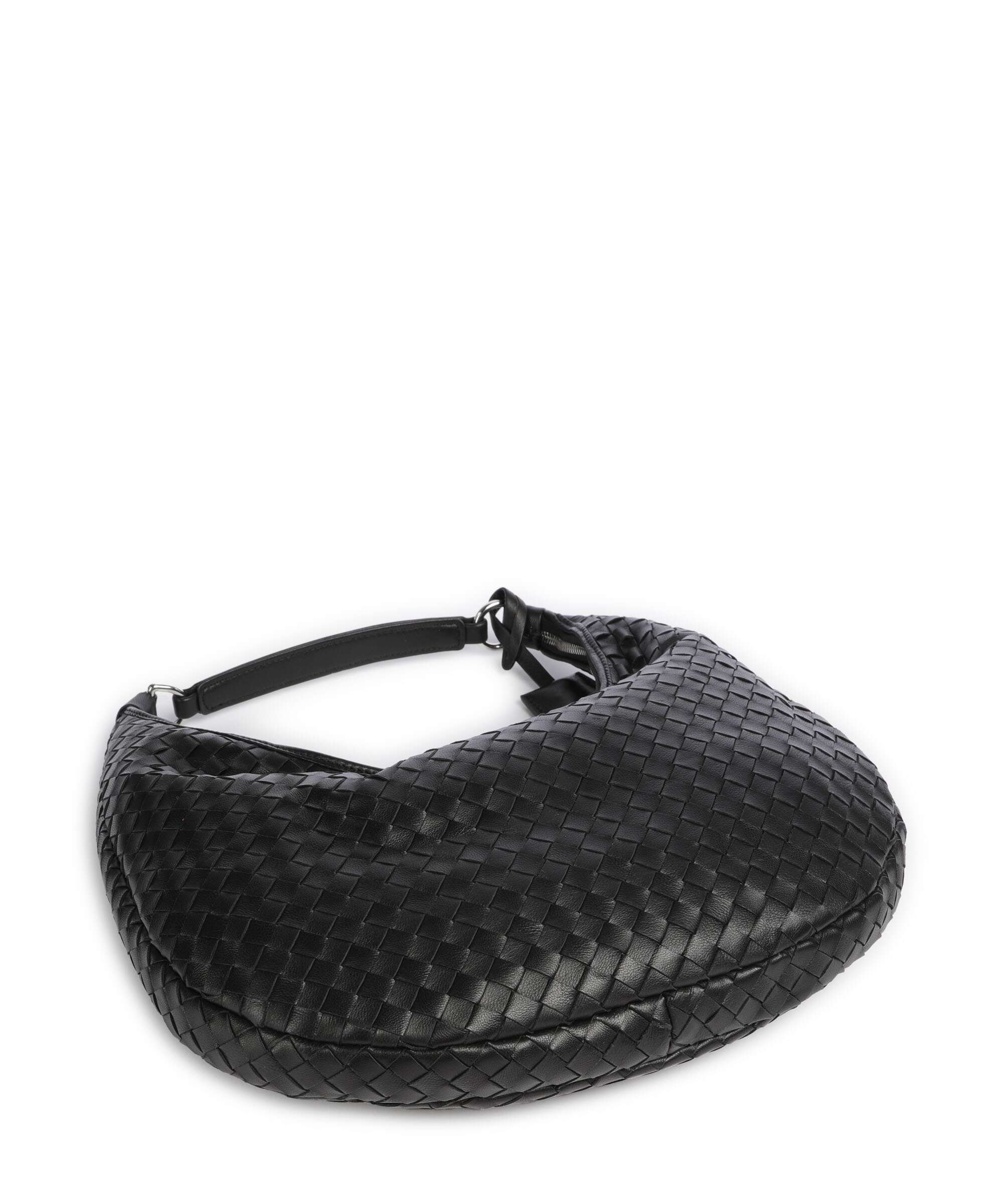 Abro Piuma Nana Small Hobo tas black/nickel - Image 5