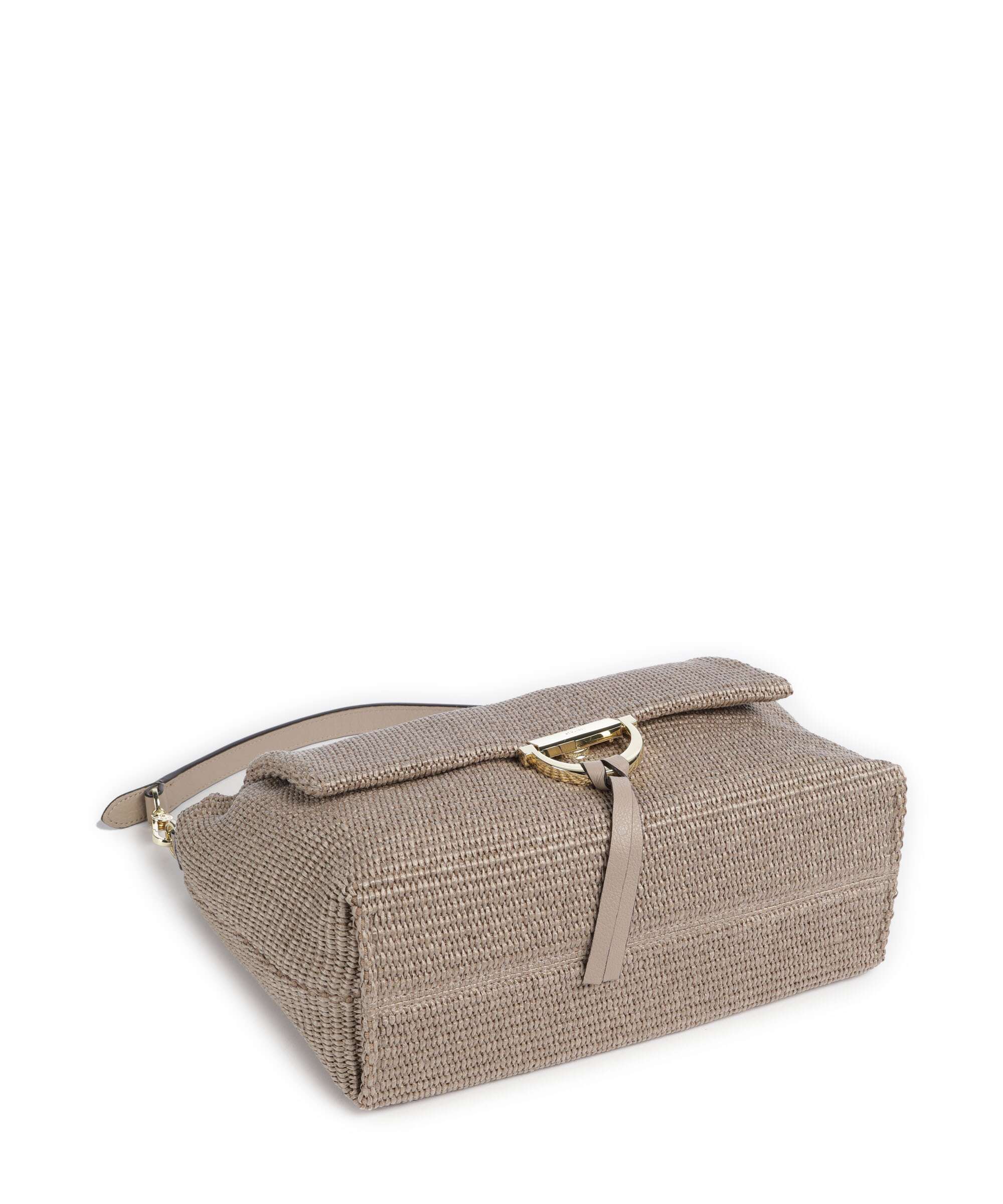 Abro Raffia Classica Temi Large Schoudertas siena - Image 4