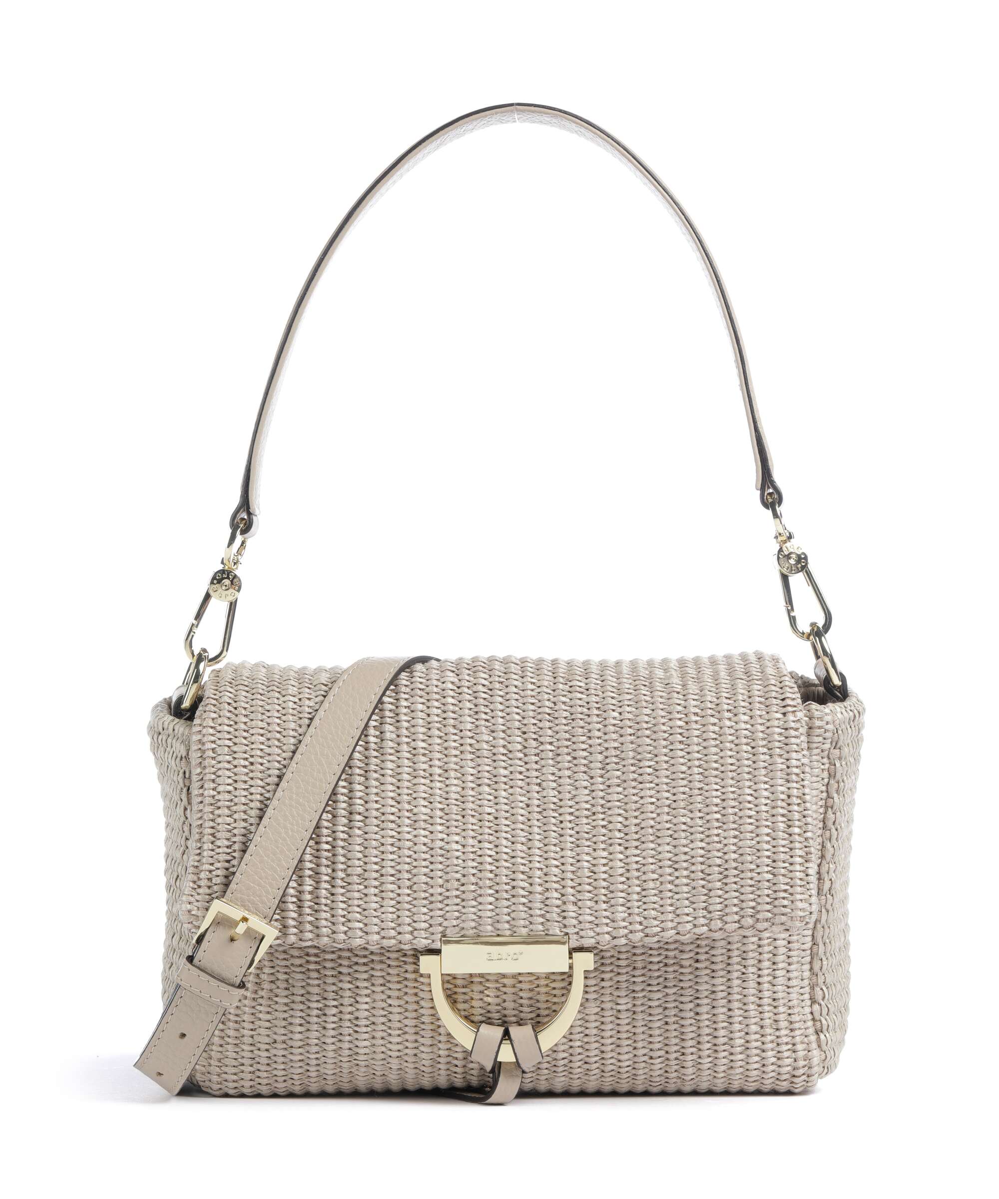 Abro Raffia Classica Temi Schoudertas sahara