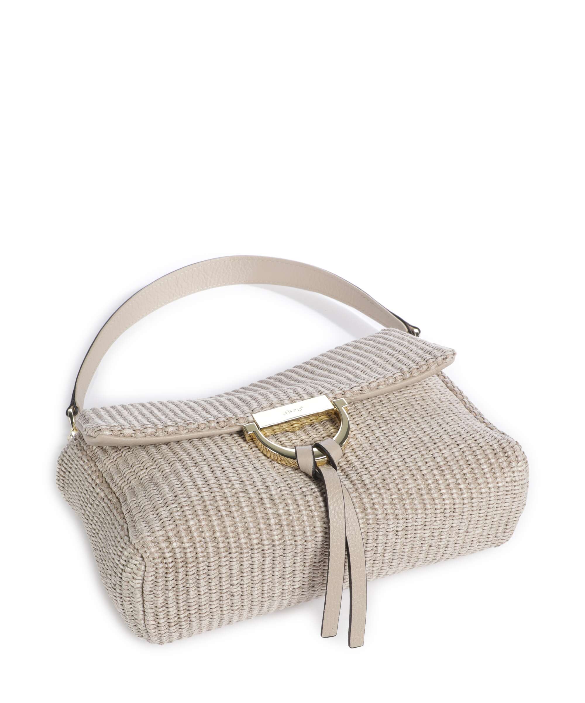 Abro Raffia Classica Temi Schoudertas sahara - Image 6