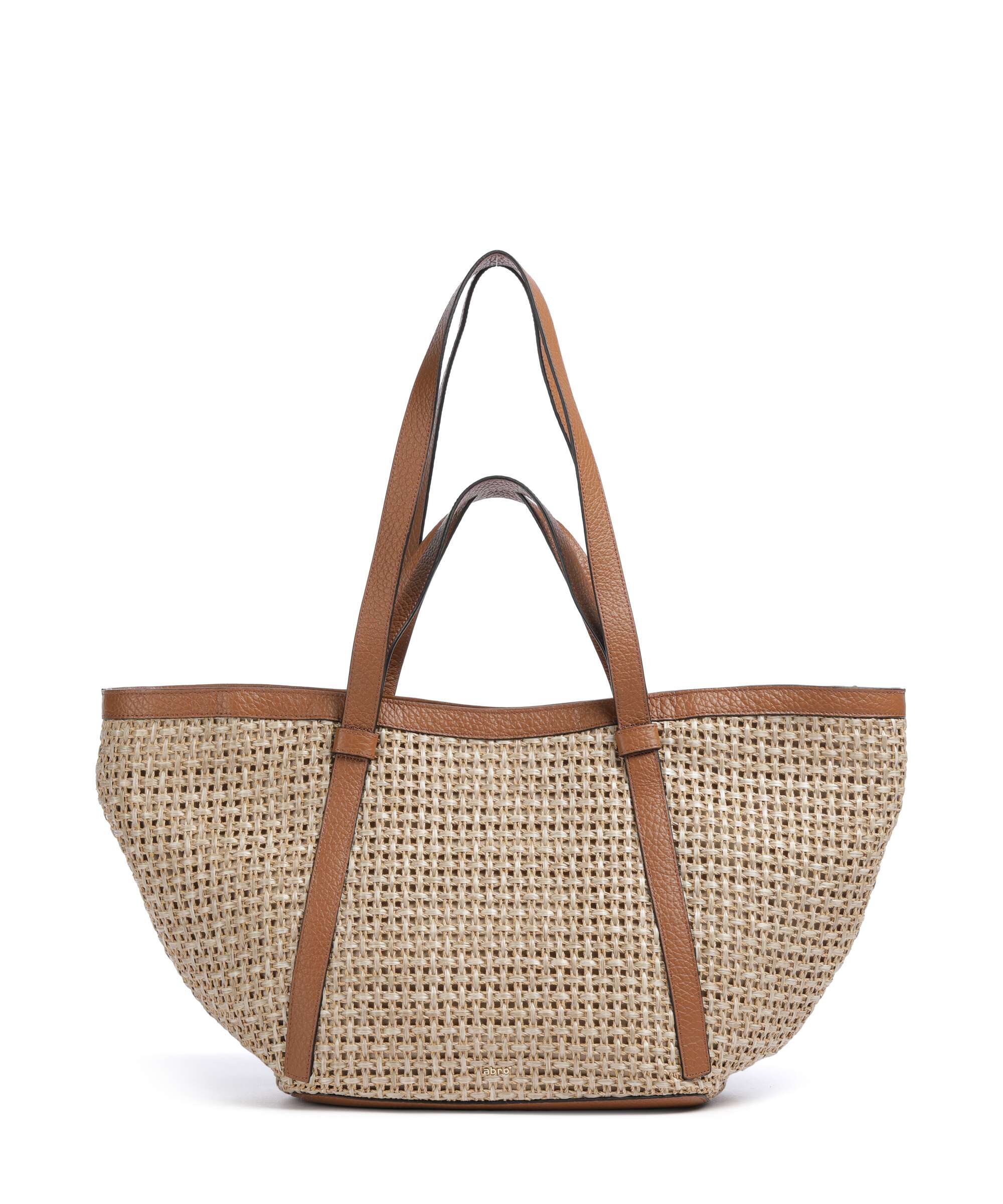Abro Raffia Cordino Cosmo Large Boodschappentas caramel/cognac