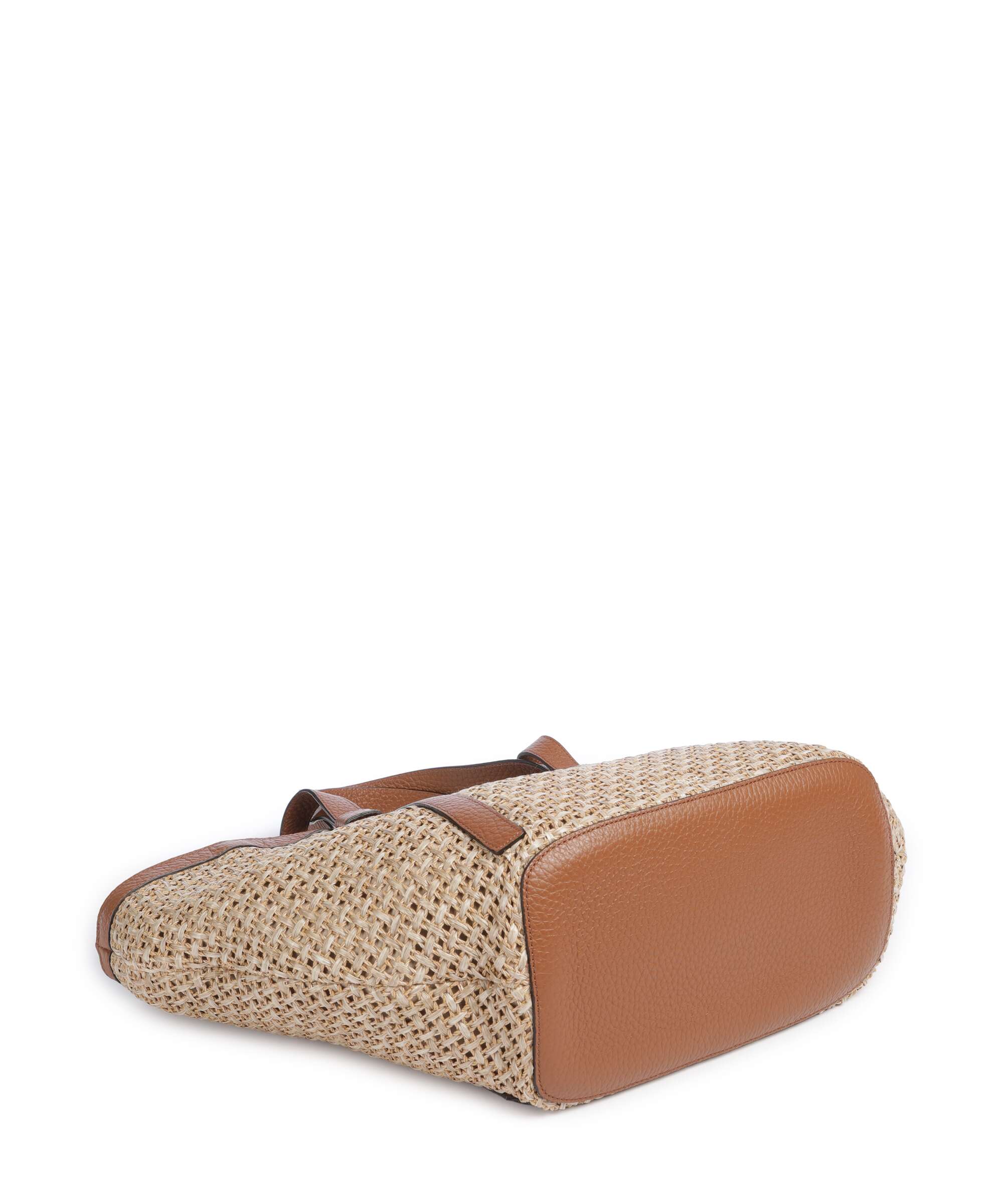 Abro Raffia Cordino Cosmo Large Boodschappentas caramel/cognac - Image 4