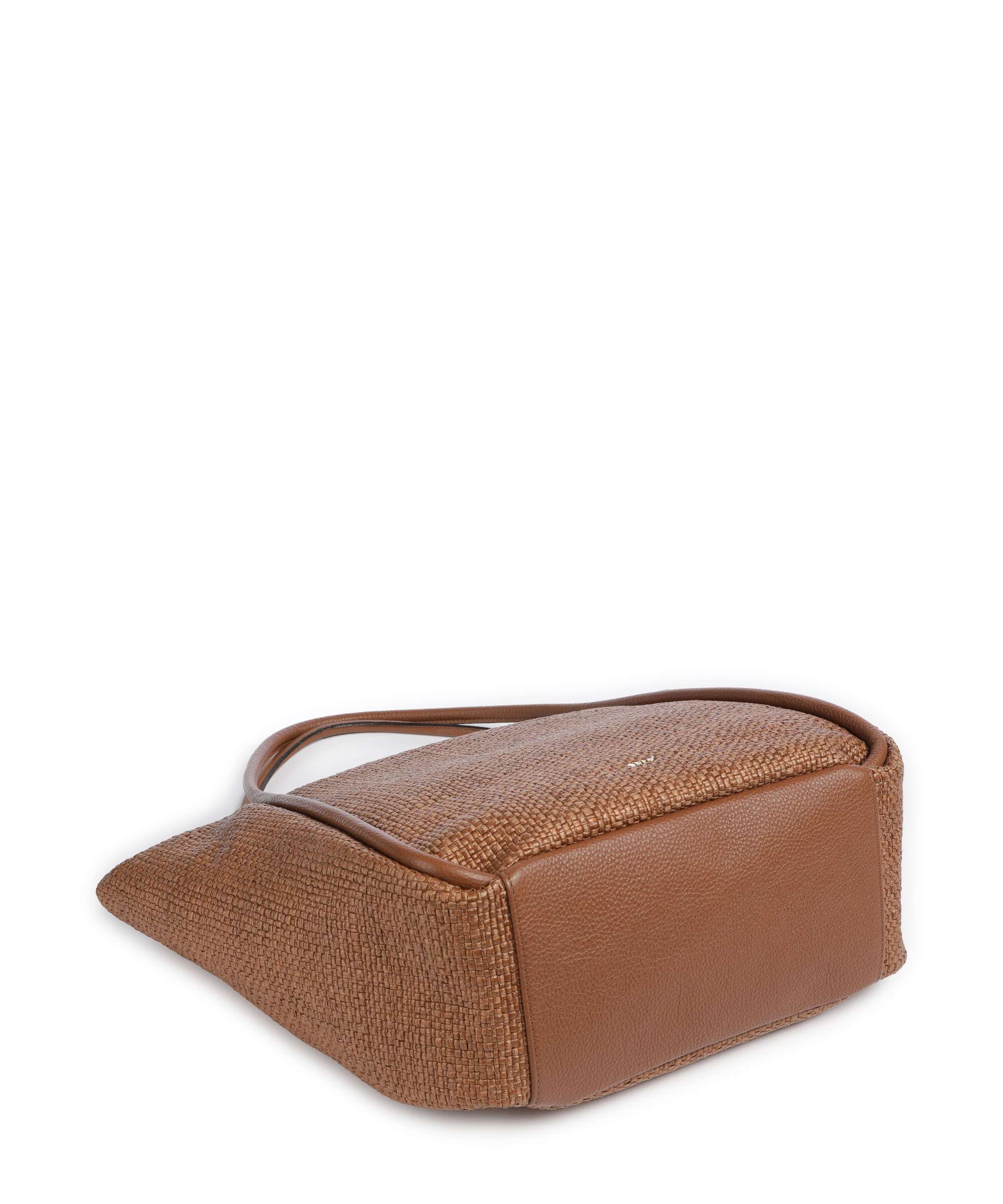 Abro Raffia Intreccio Willow Boodschappentas caramel/cognac - Image 4
