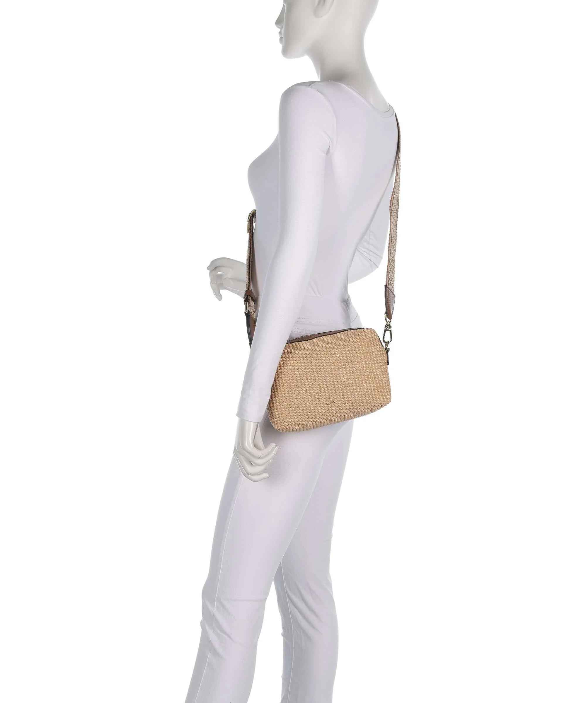 Abro Raffia Kaia Crossbody tas natural - Image 3