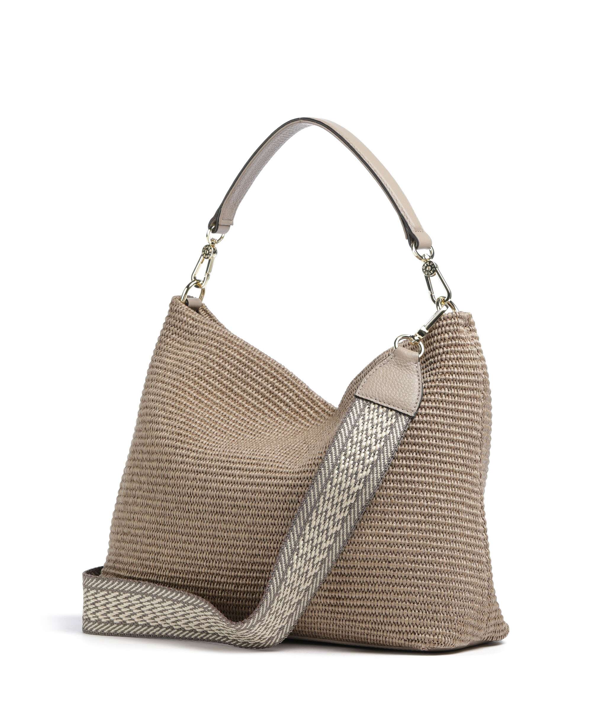Abro Raffia Kaia Hobo tas siena - Image 2