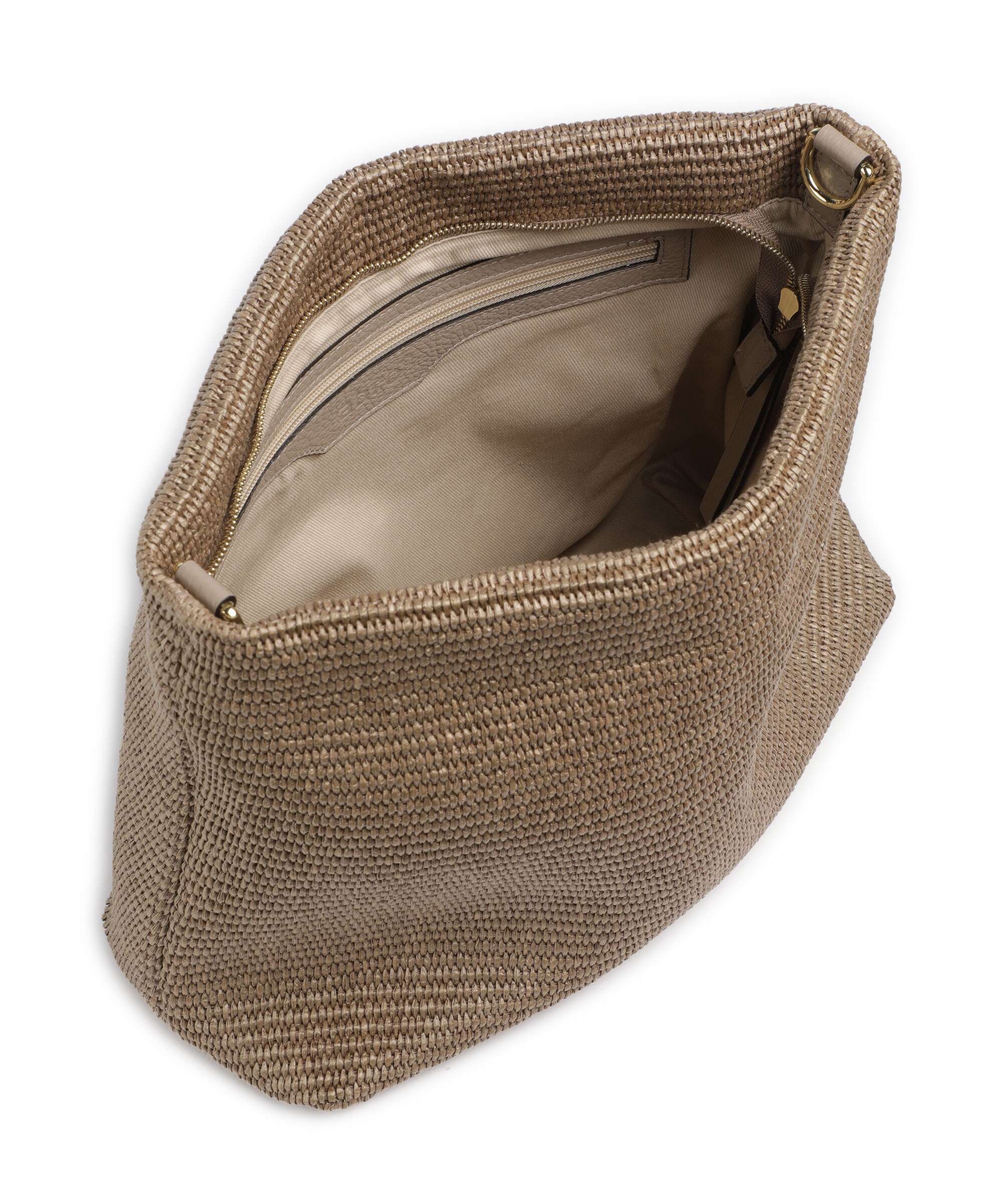 Abro Raffia Kaia Hobo tas siena - Image 6