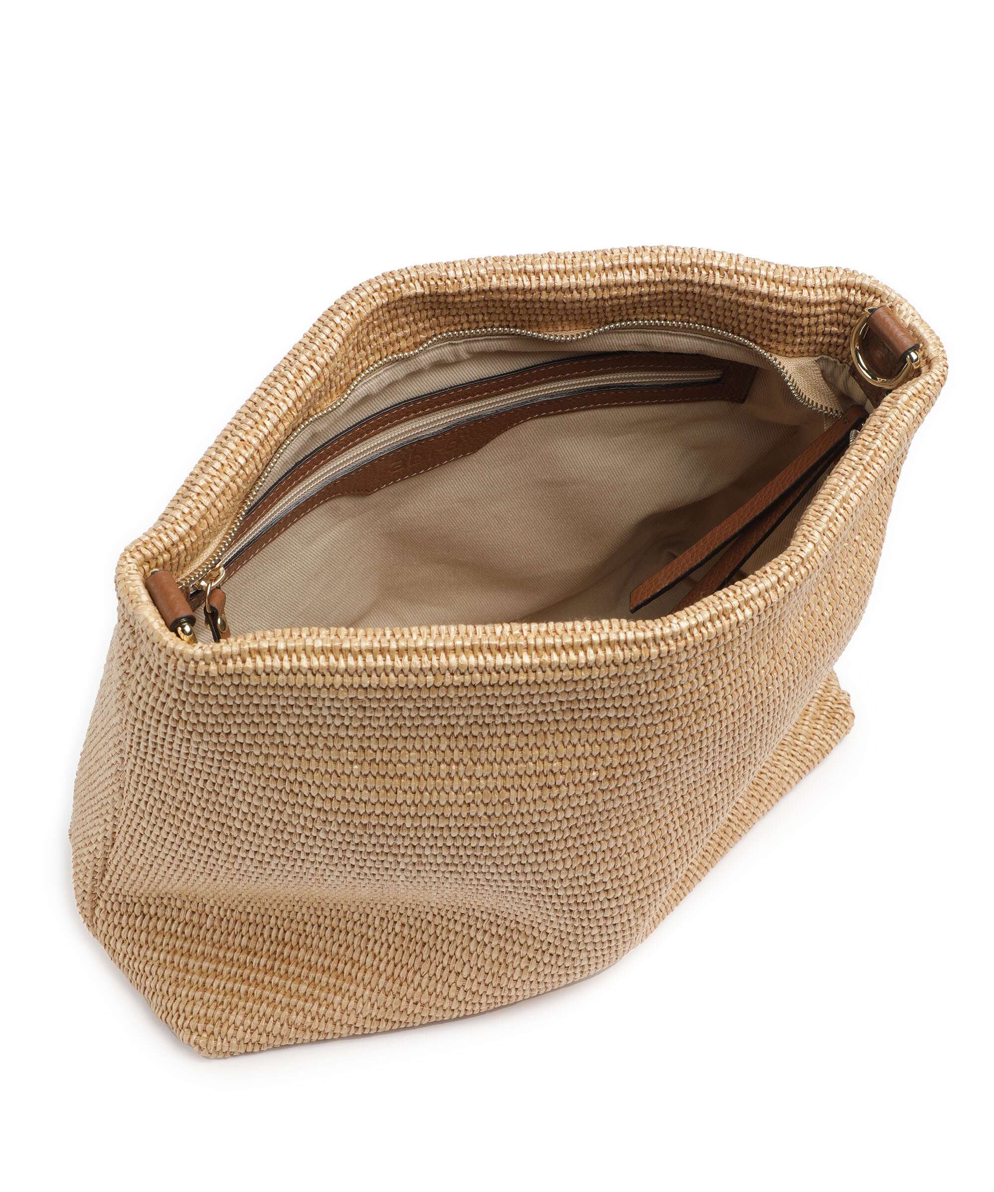 Abro Raffia Kaia Hobo tas natural - Image 6