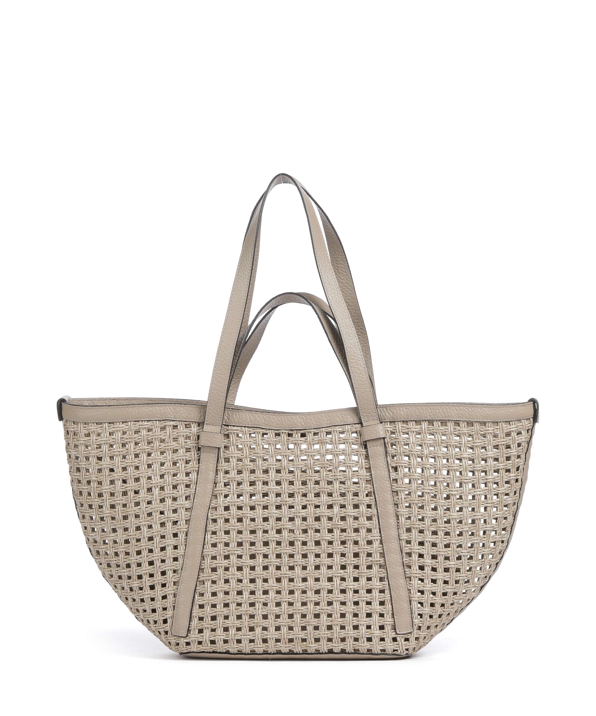 Abro Raffia Net Cosmo Large Boodschappentas sahara