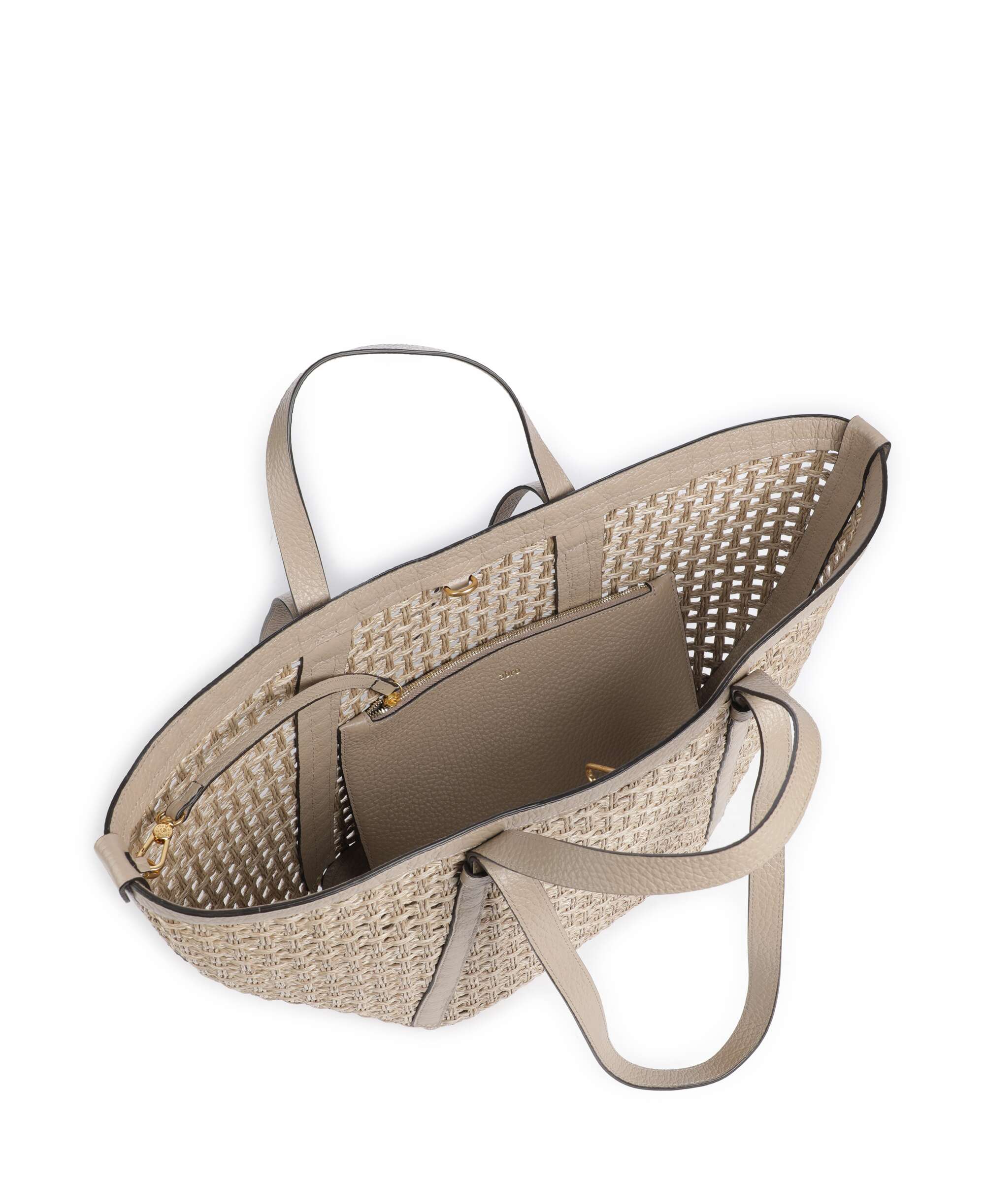 Abro Raffia Net Cosmo Large Boodschappentas sahara - Image 7