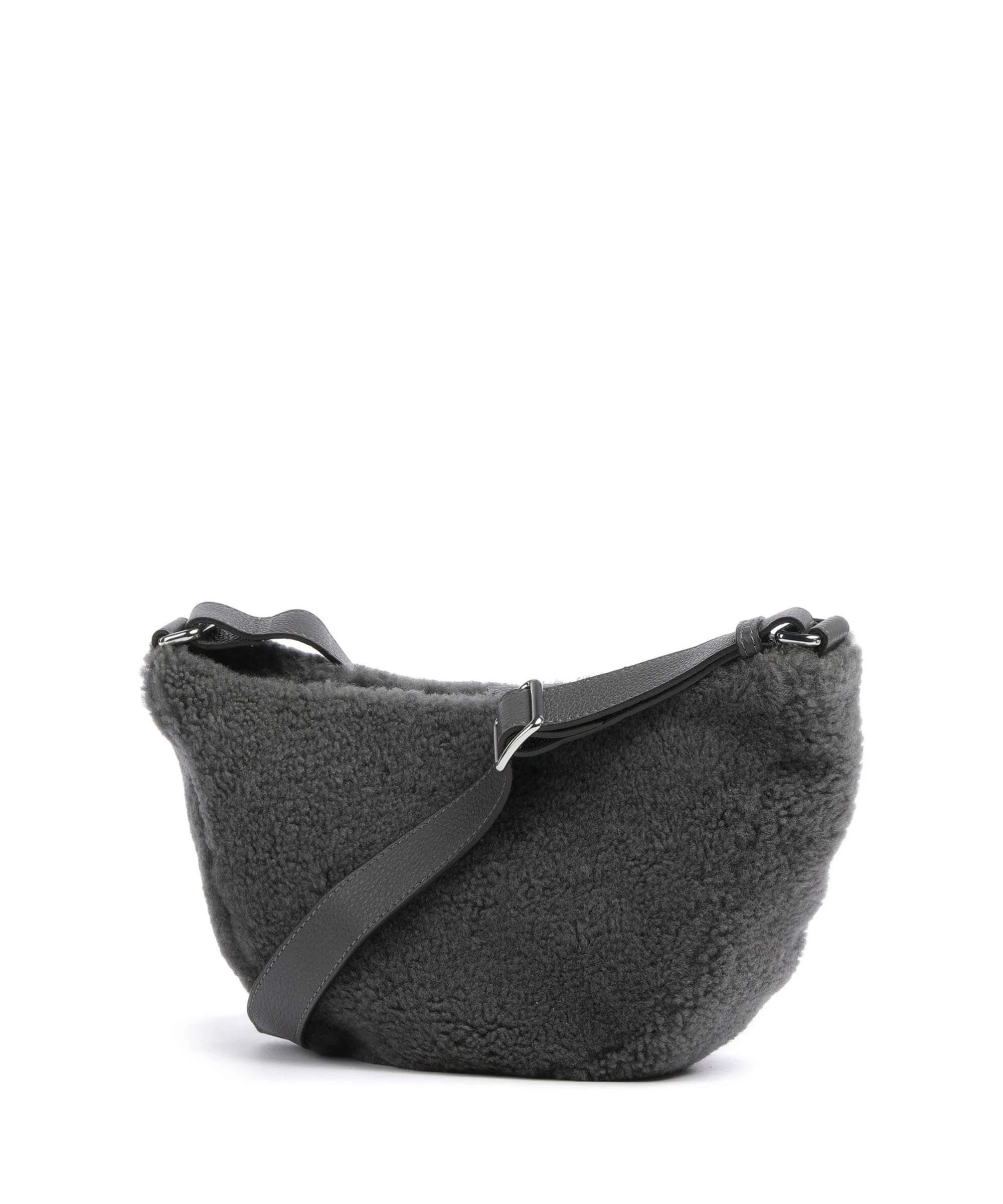 Abro Shearling By My Side Crossbody tas grey - Image 2