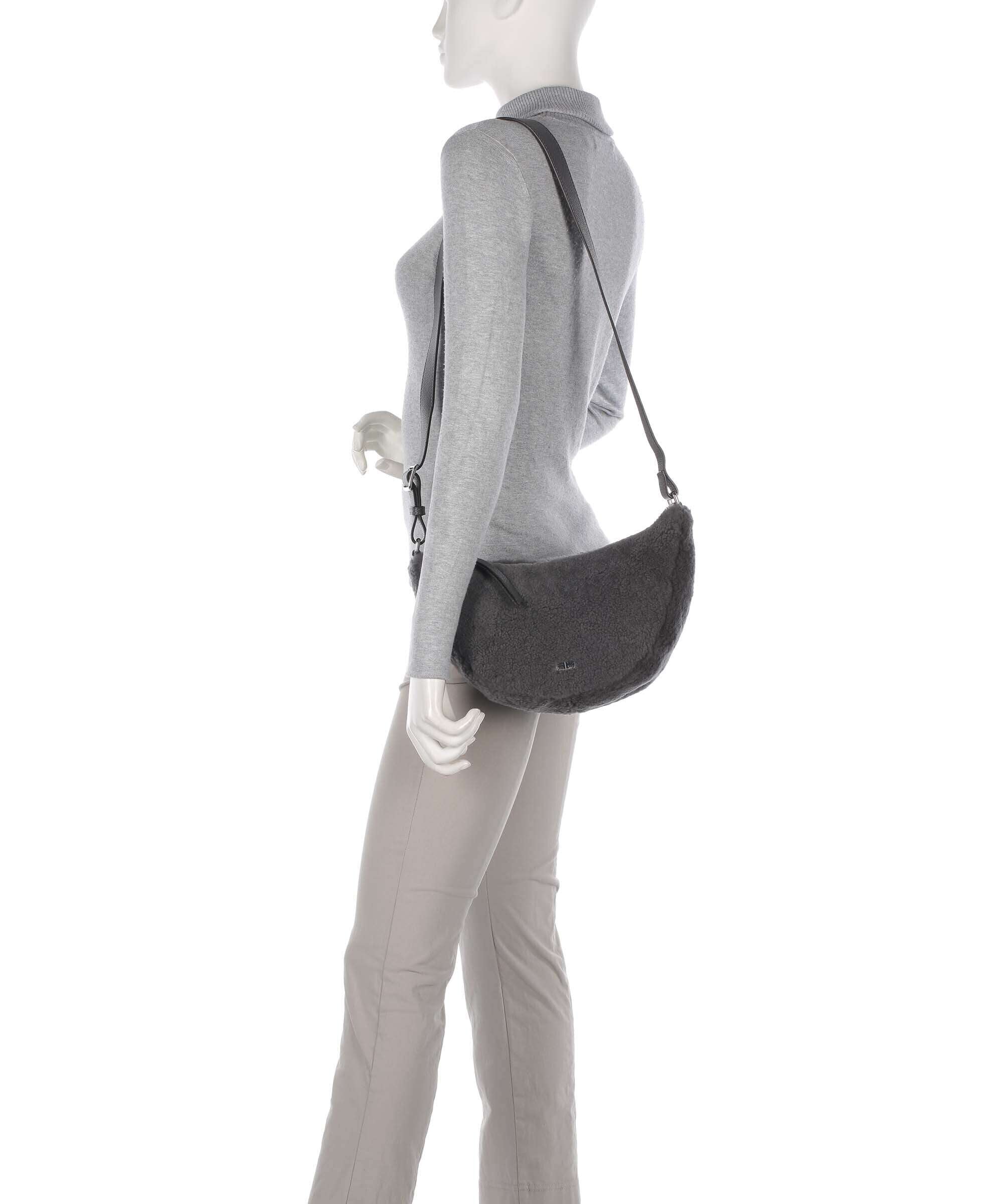 Abro Shearling By My Side Crossbody tas grey - Image 3