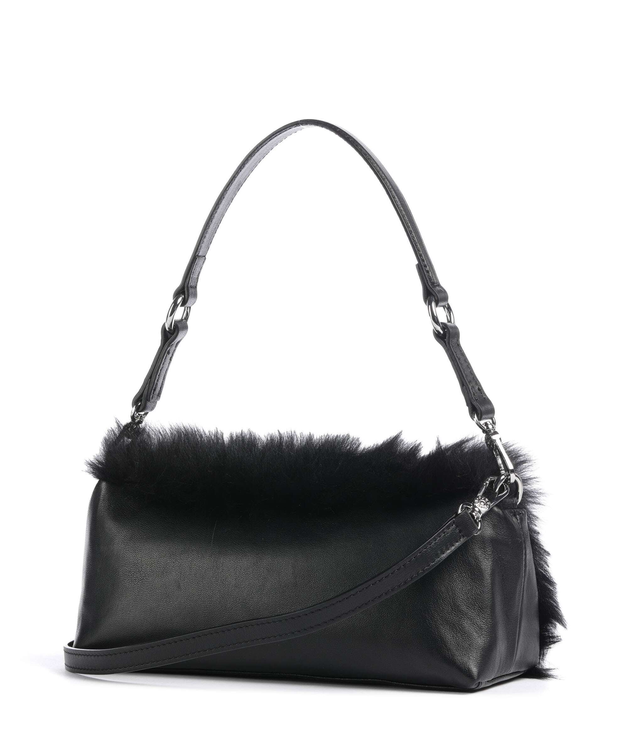 Abro Shearling Mila Schoudertas black/nickel - Image 2