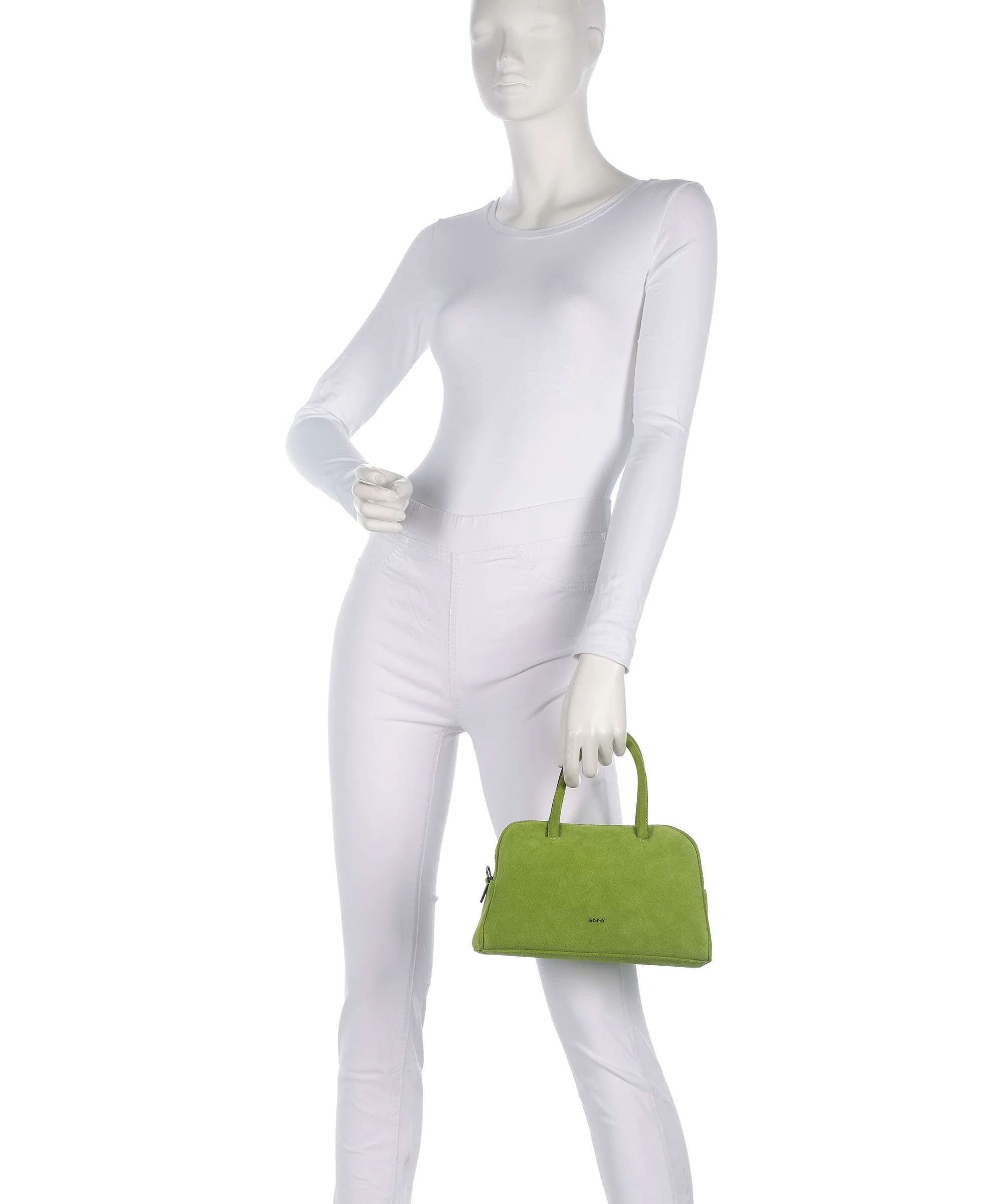 Abro Suede Amara Handtas lime - Image 3