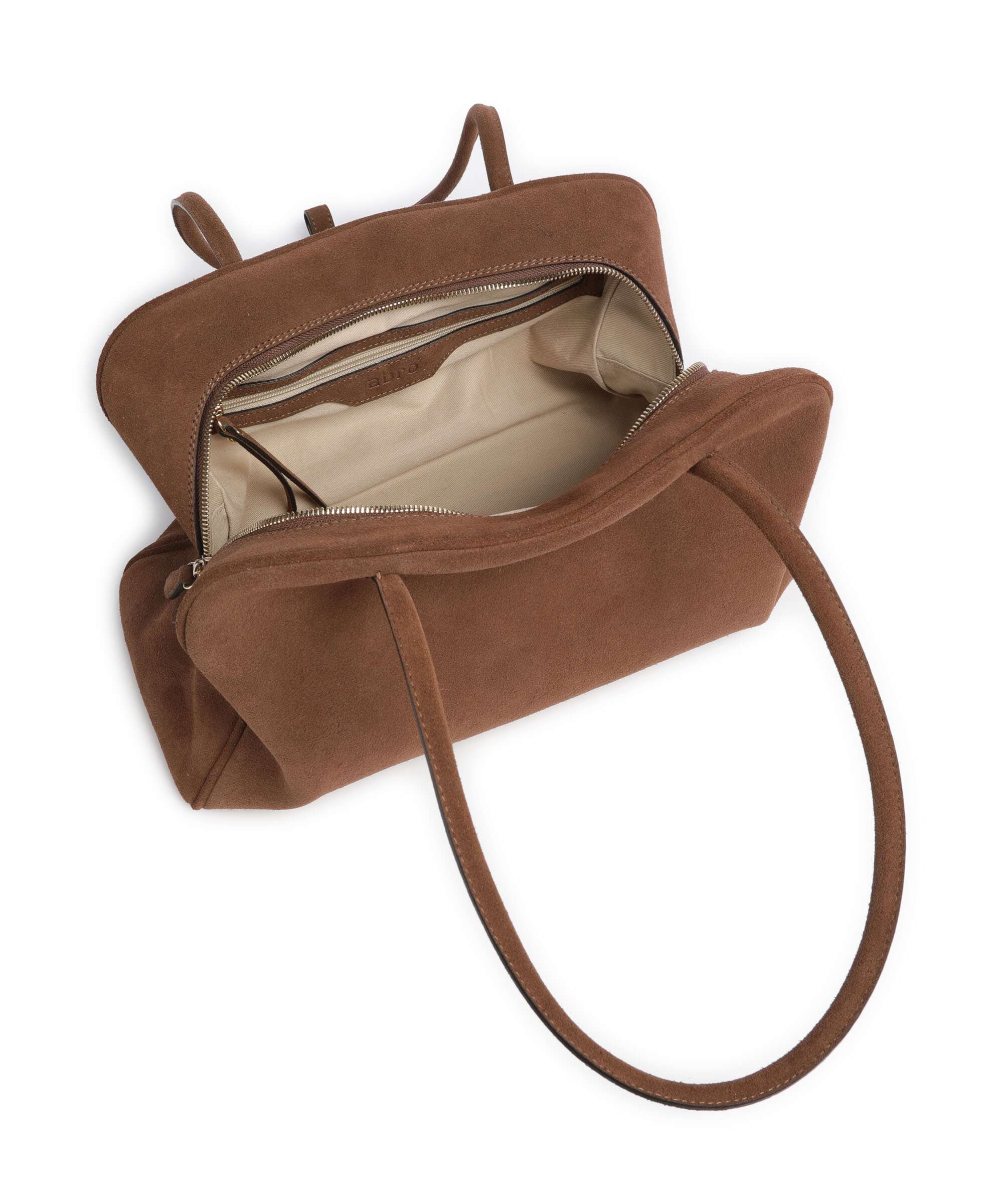 Abro Suede Amara Schoudertas wood - Image 5