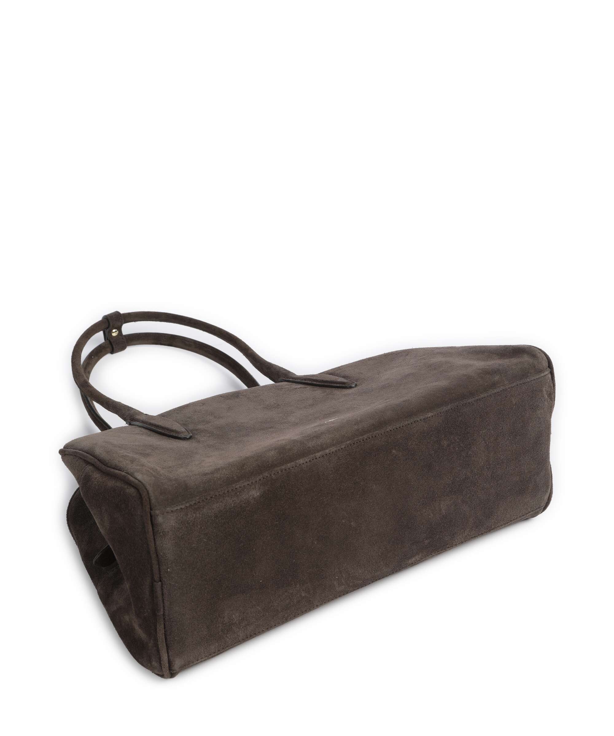 Abro Suede Amara Schoudertas dark brown - Image 4
