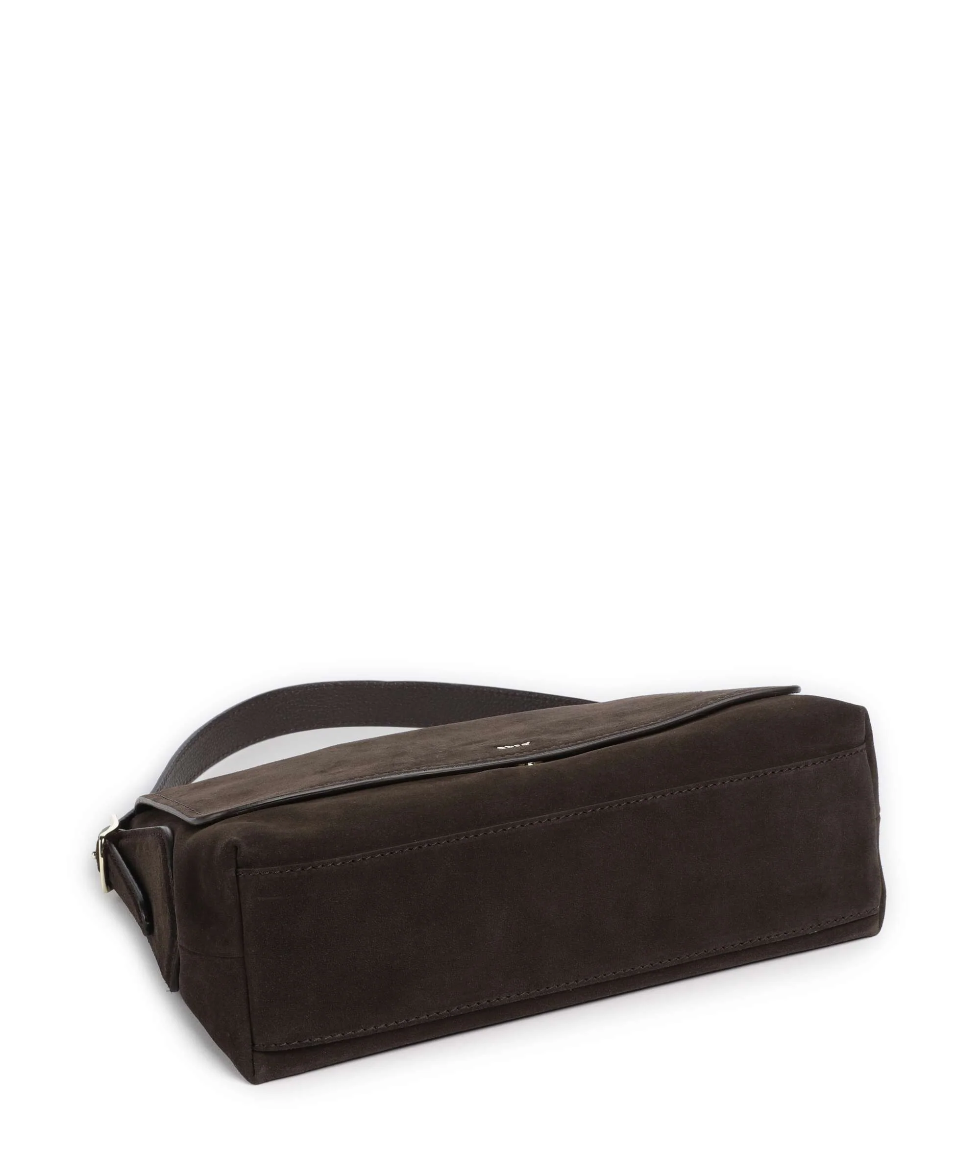 Abro Suede Carina Hobo tas dark brown - Image 5