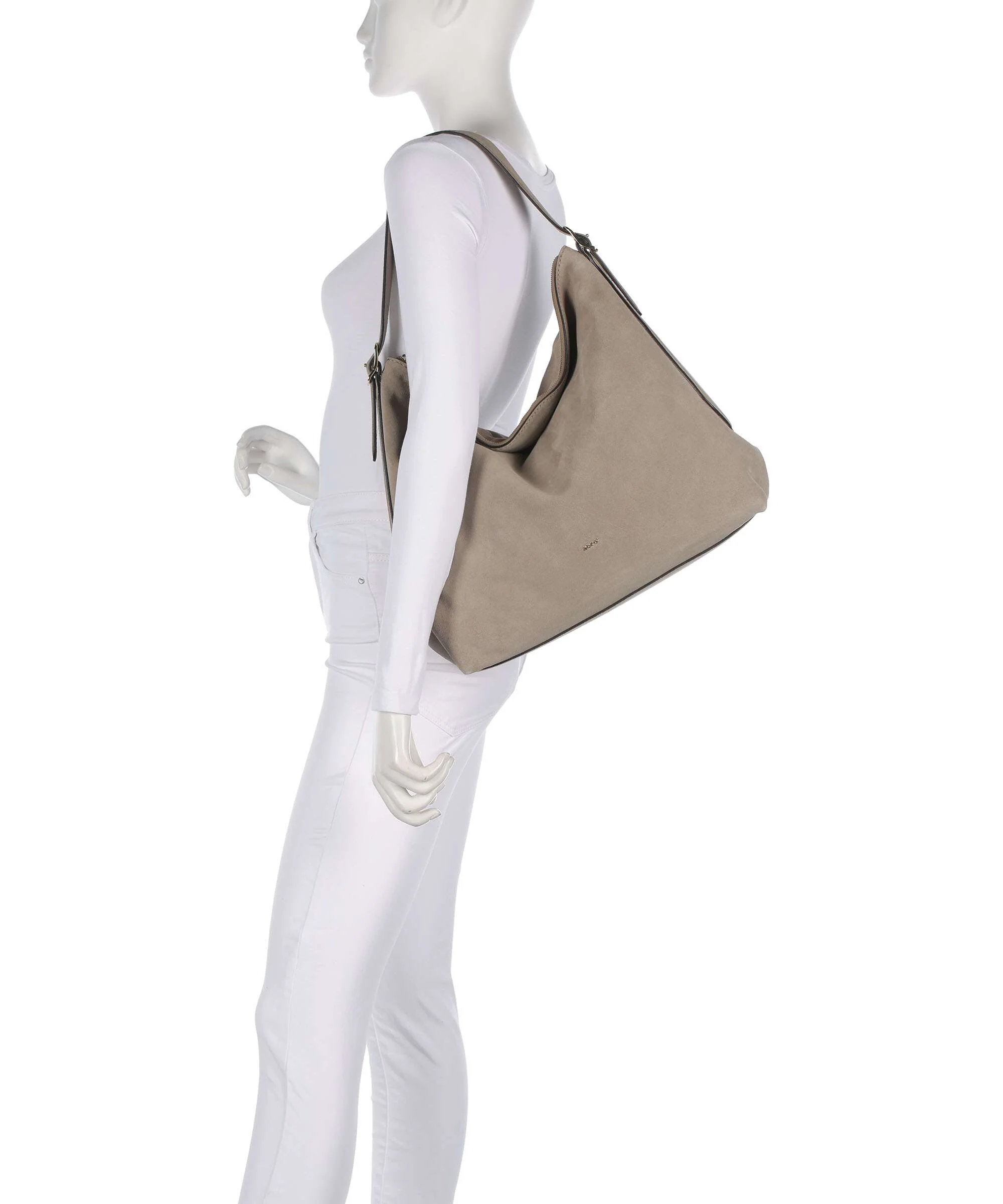 Abro Suede Carina Hobo tas siena - Image 3