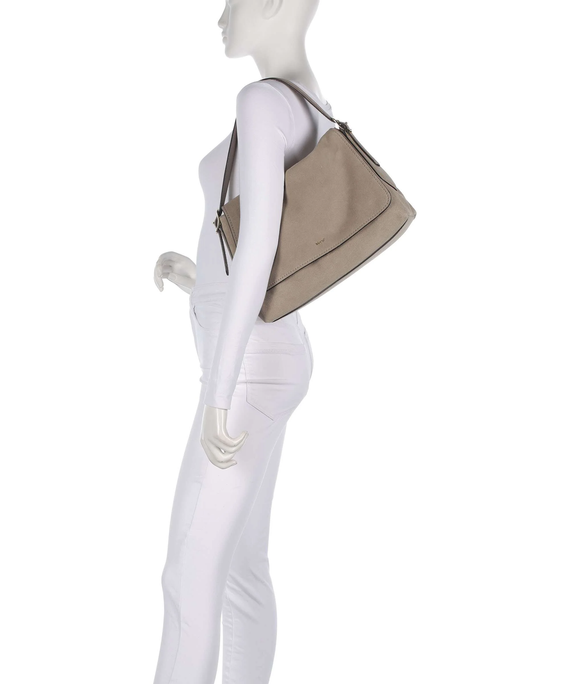 Abro Suede Carina Schoudertas siena - Image 3