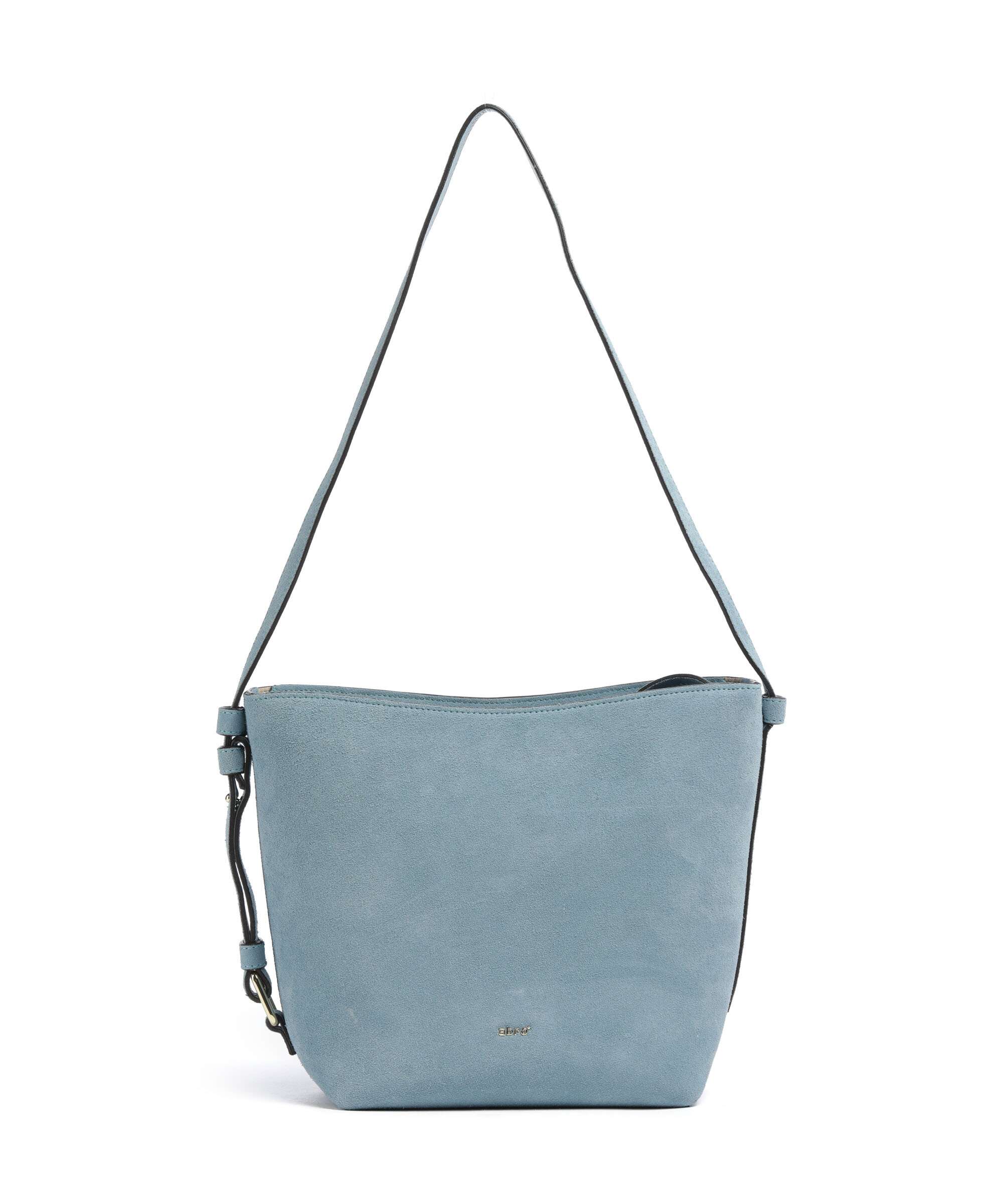 Abro Suede Cosmo Crossbody tas sapphire
