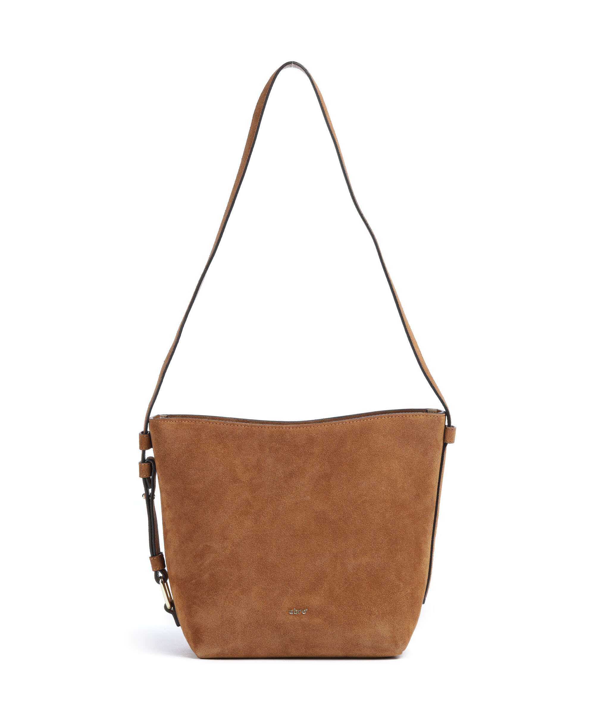 Abro Suede Cosmo Crossbody tas cuoio