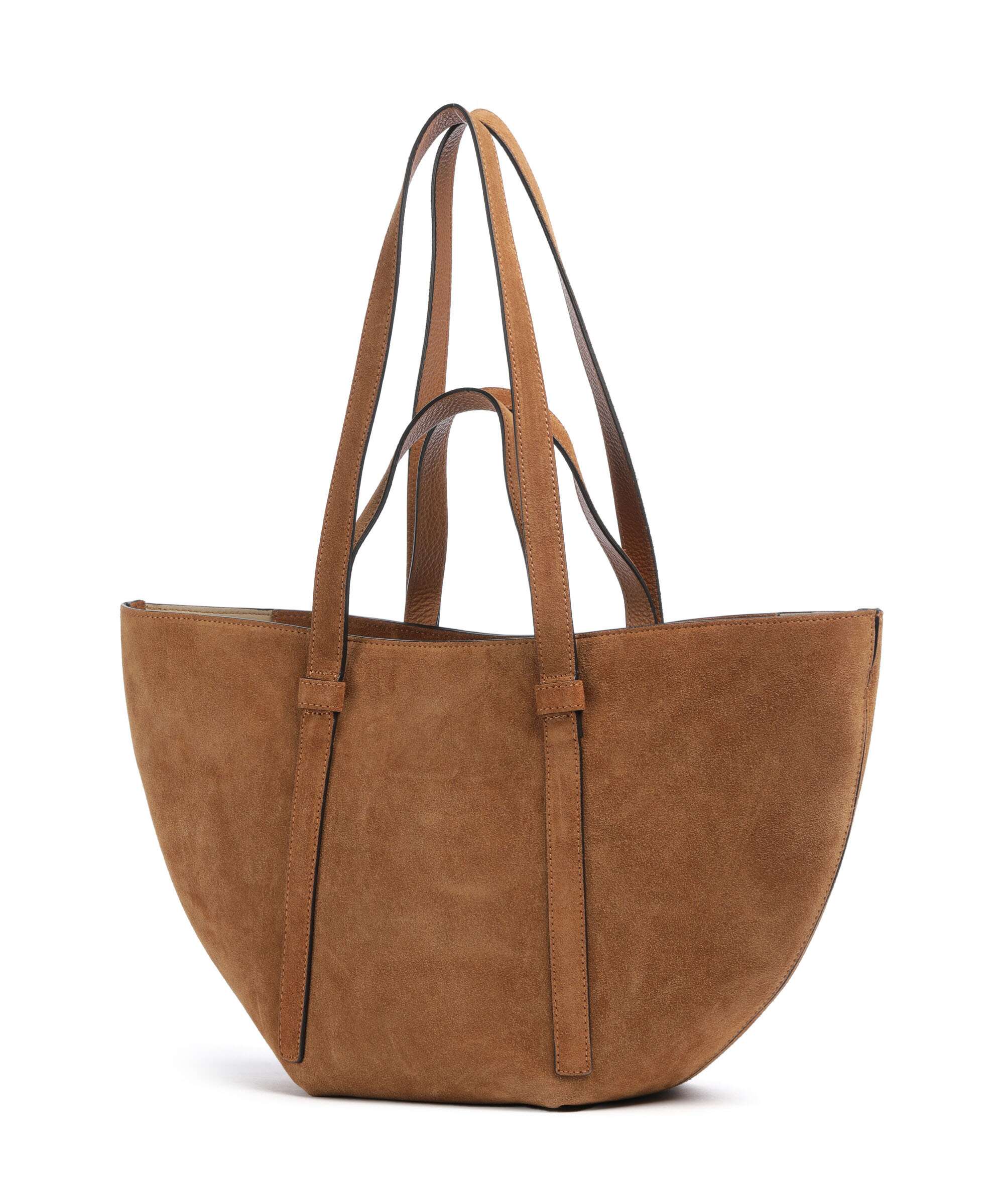 Abro Suede Cosmo Medium Boodschappentas cuoio - Image 2