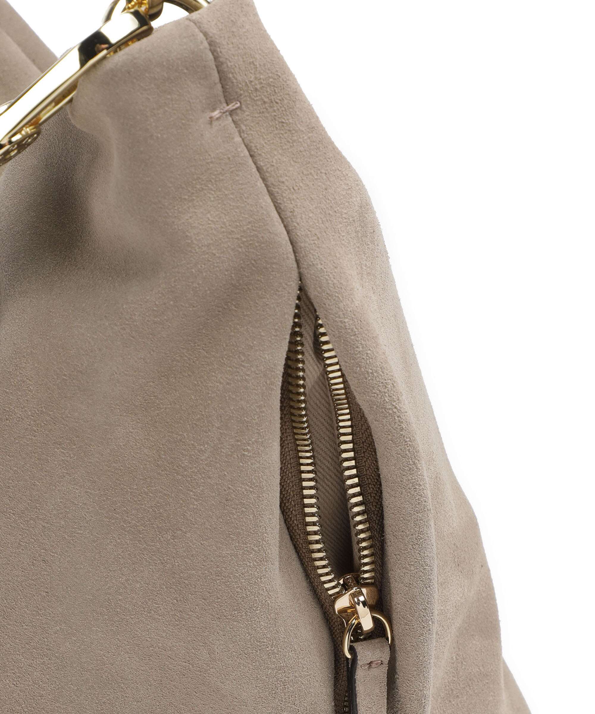 Abro Suede Ebony Hobo tas siena - Image 4