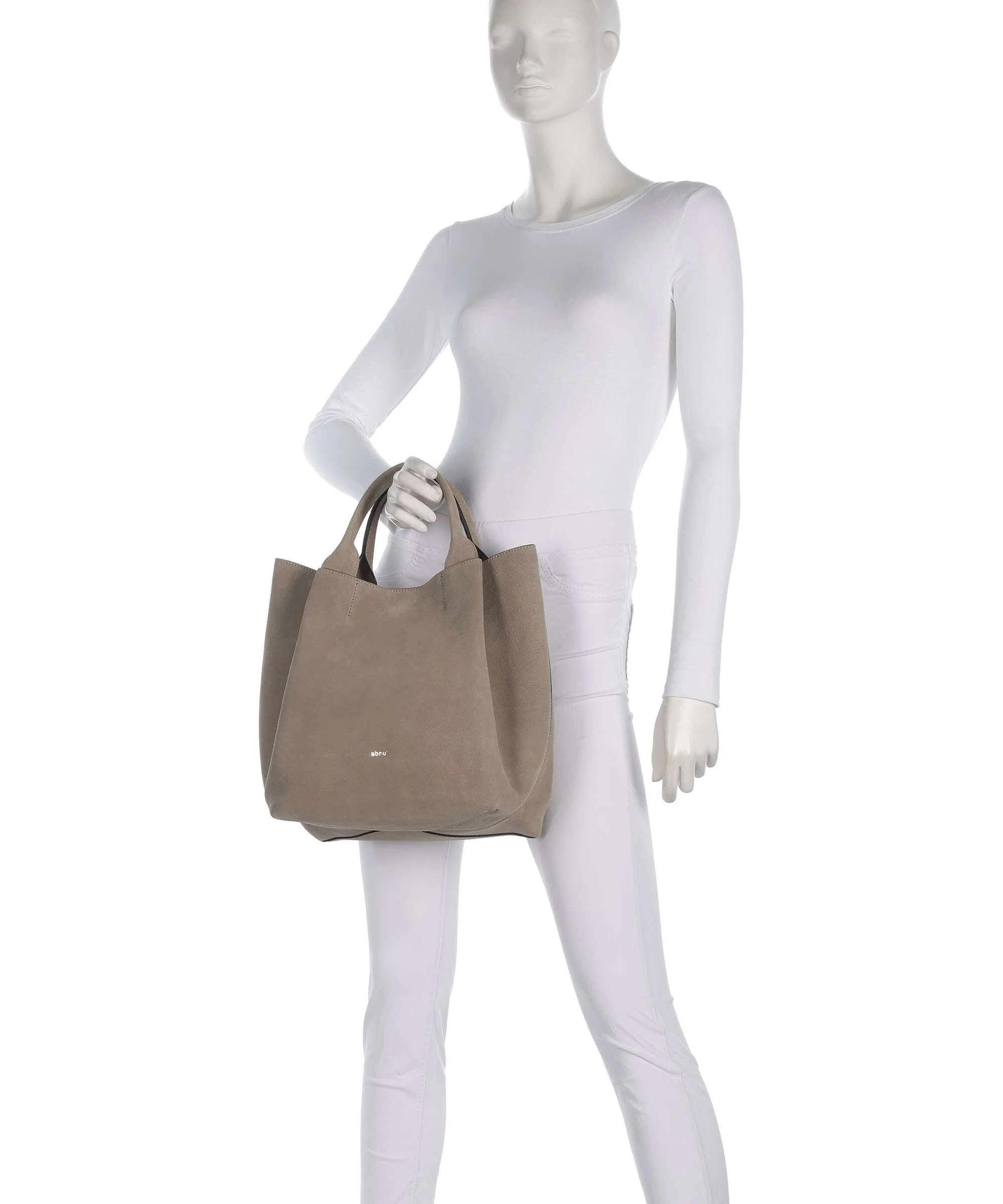 Abro Suede Essential Medium Handtas siena - Image 3