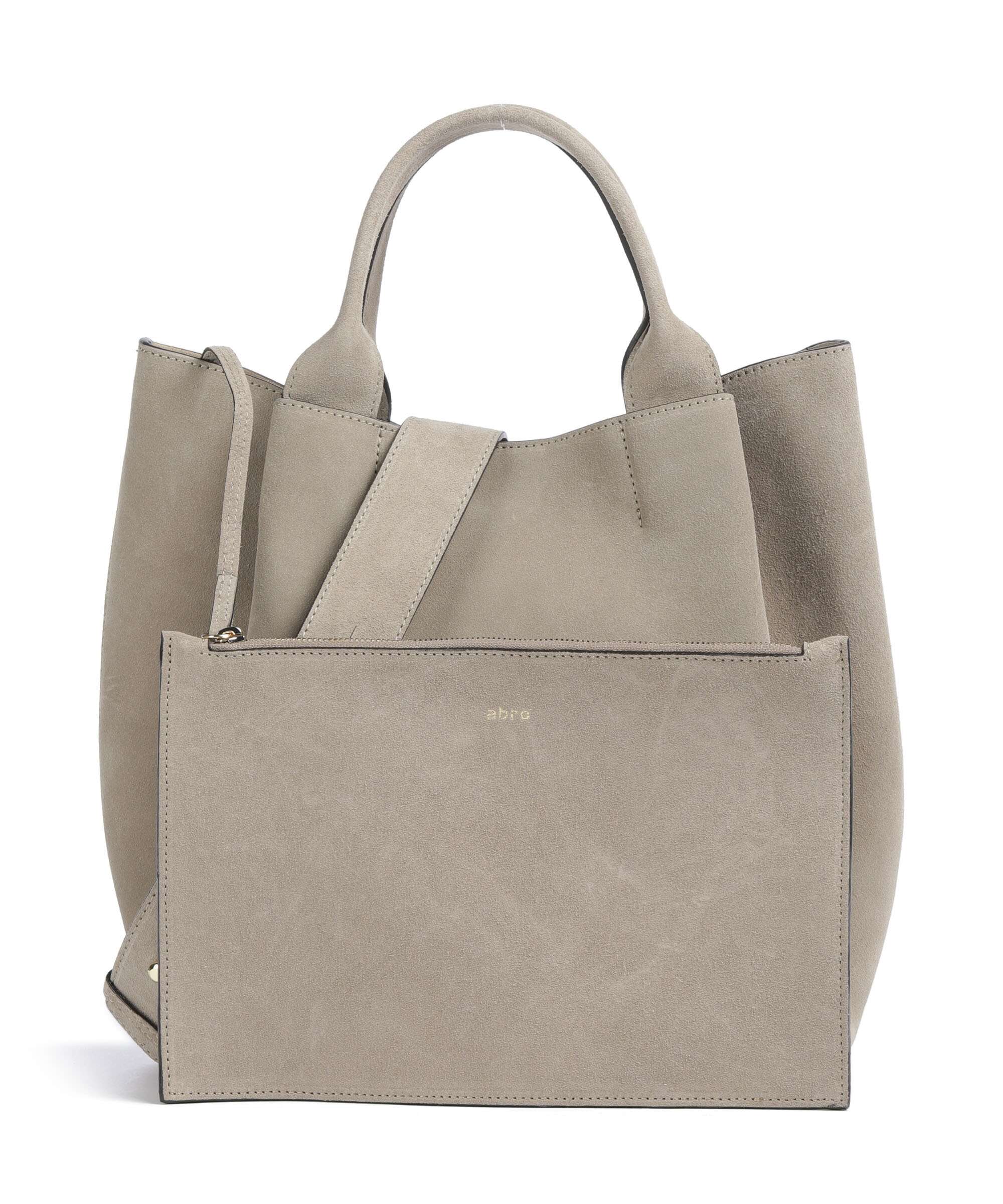 Abro Suede Essential Medium Handtas siena - Image 4