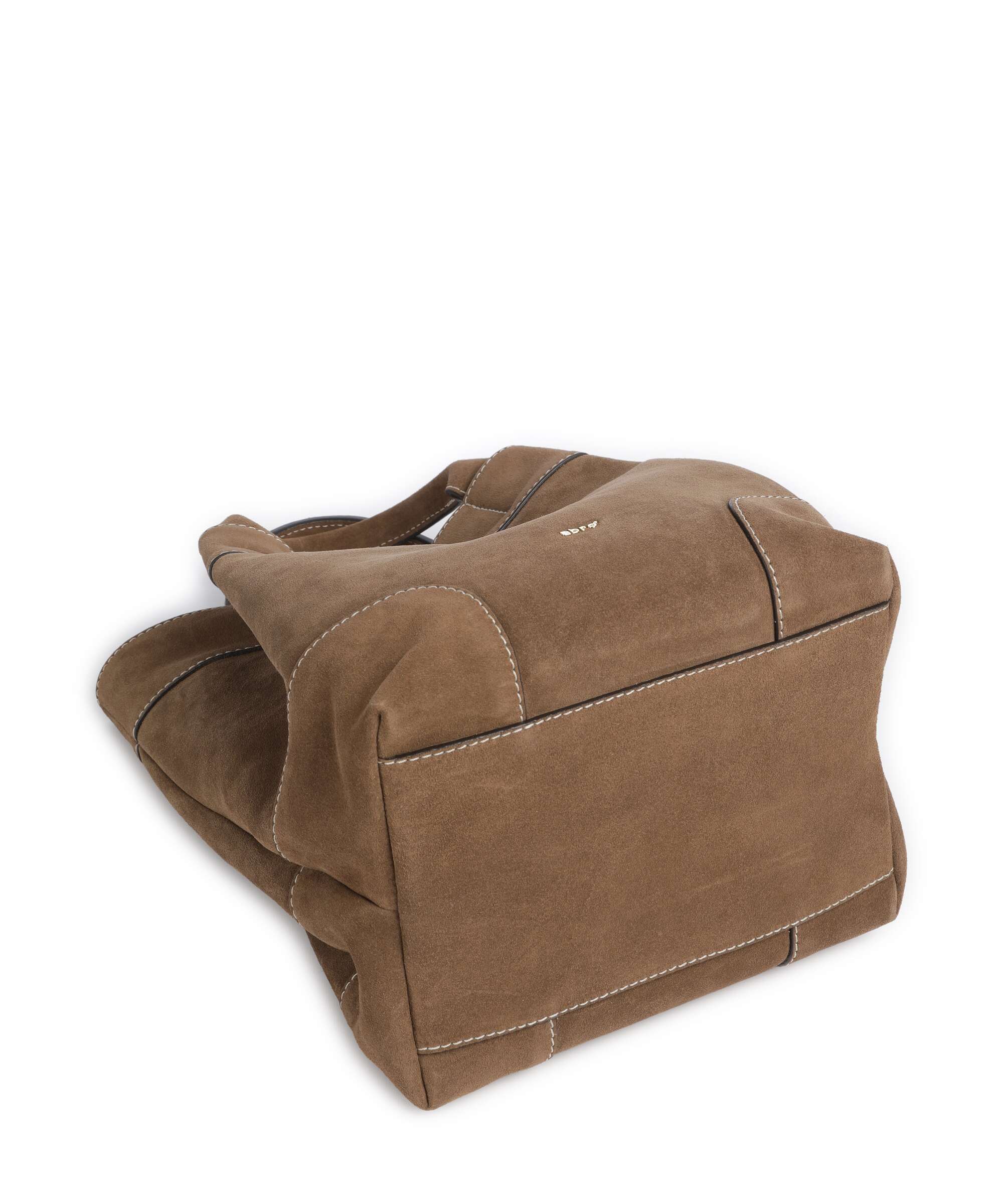 Abro Suede Essential Medium Handtas khaki - Image 5