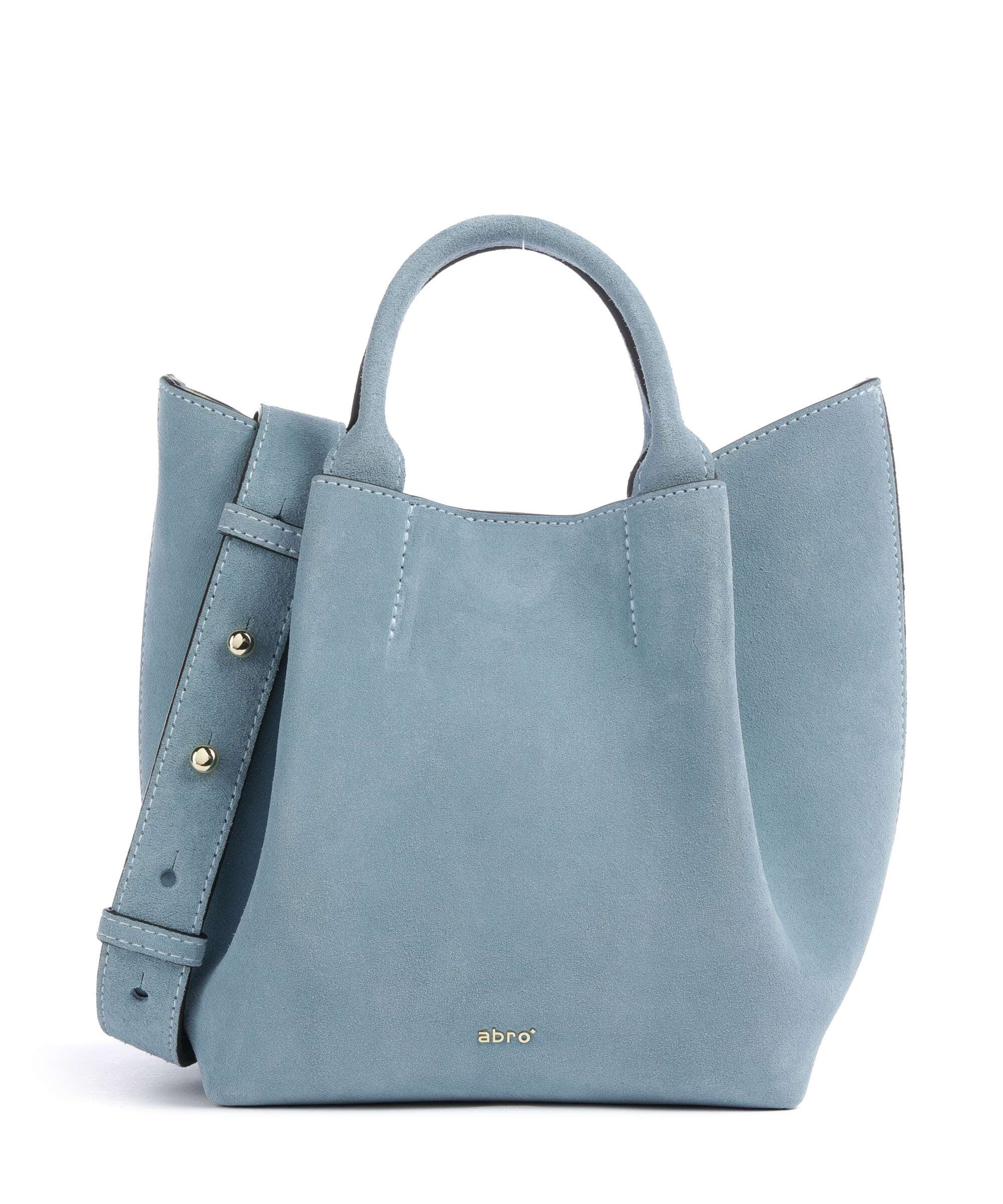 Abro Suede Essential Small Handtas sapphire