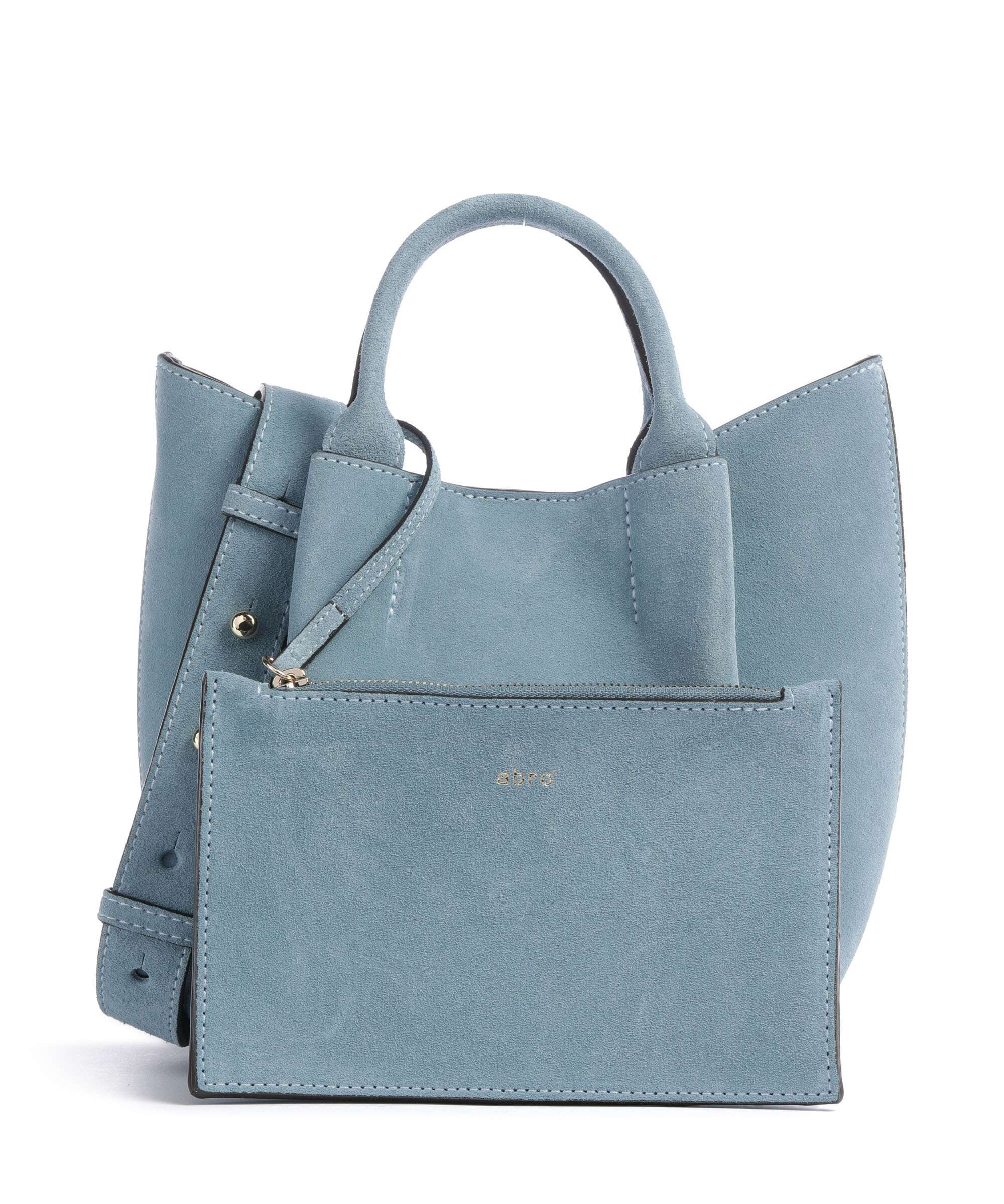 Abro Suede Essential Small Handtas sapphire - Image 4