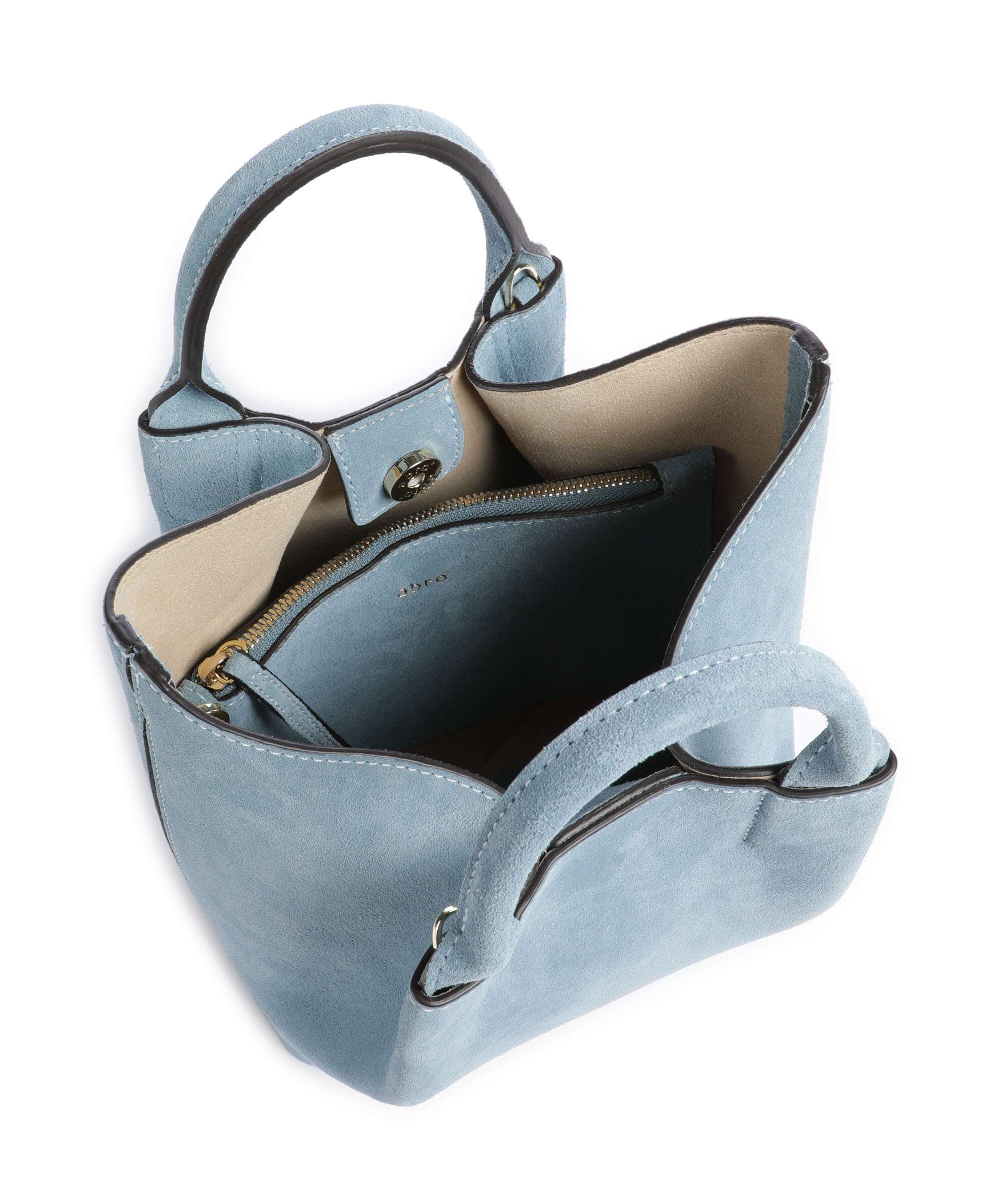 Abro Suede Essential Small Handtas sapphire - Image 6