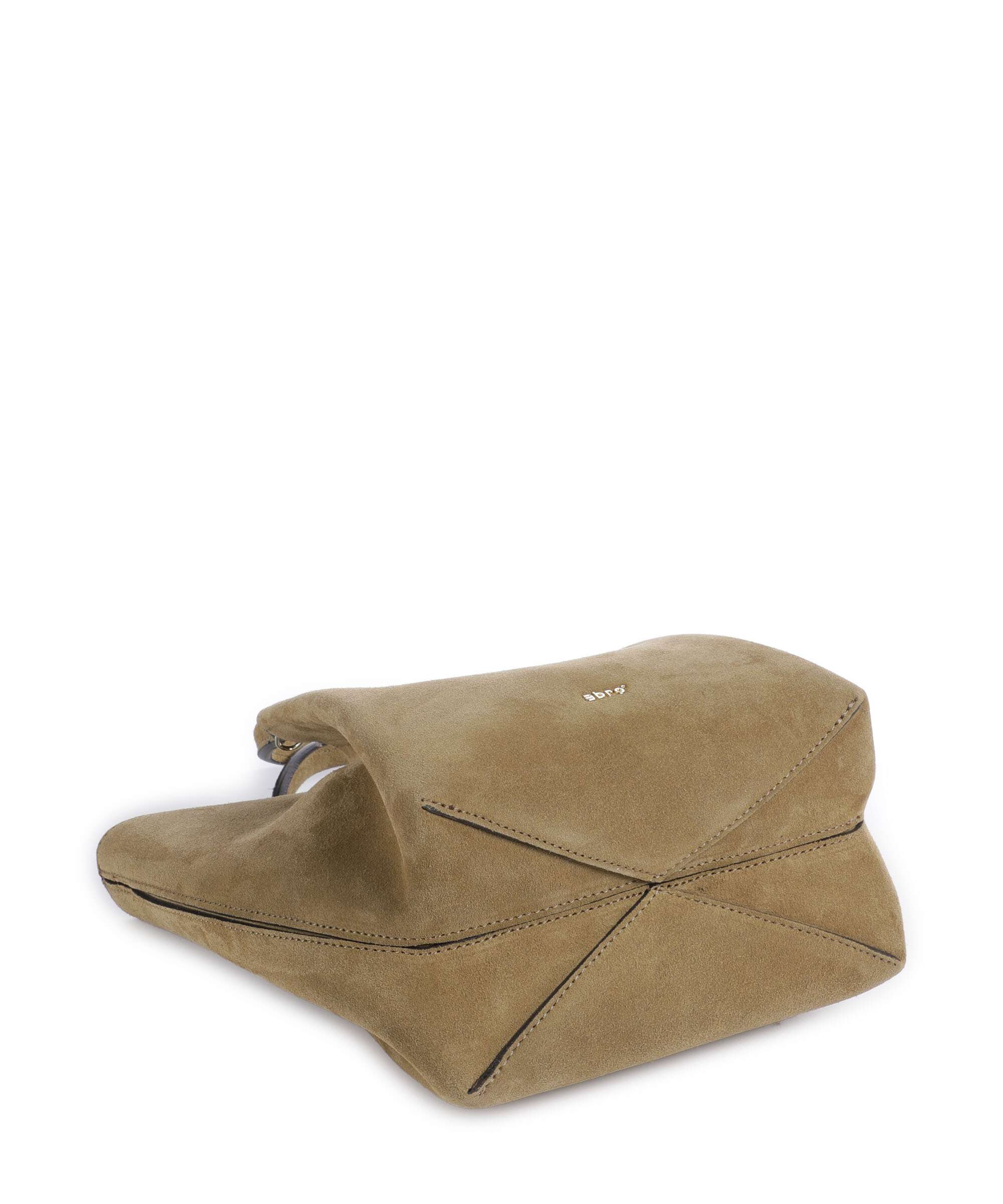 Abro Suede Essential Small Handtas mud - Image 5