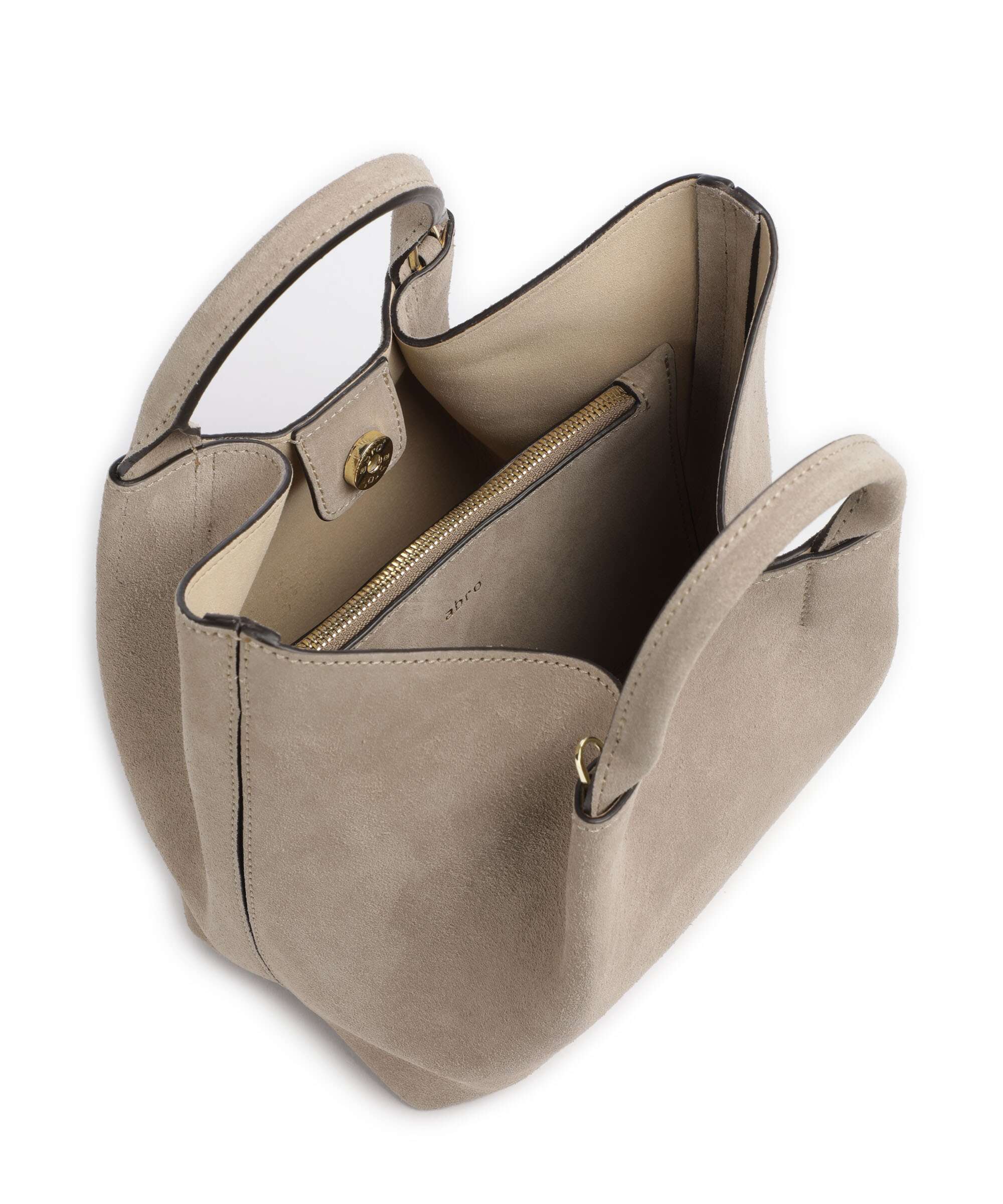 Abro Suede Essential Small Handtas siena - Image 6